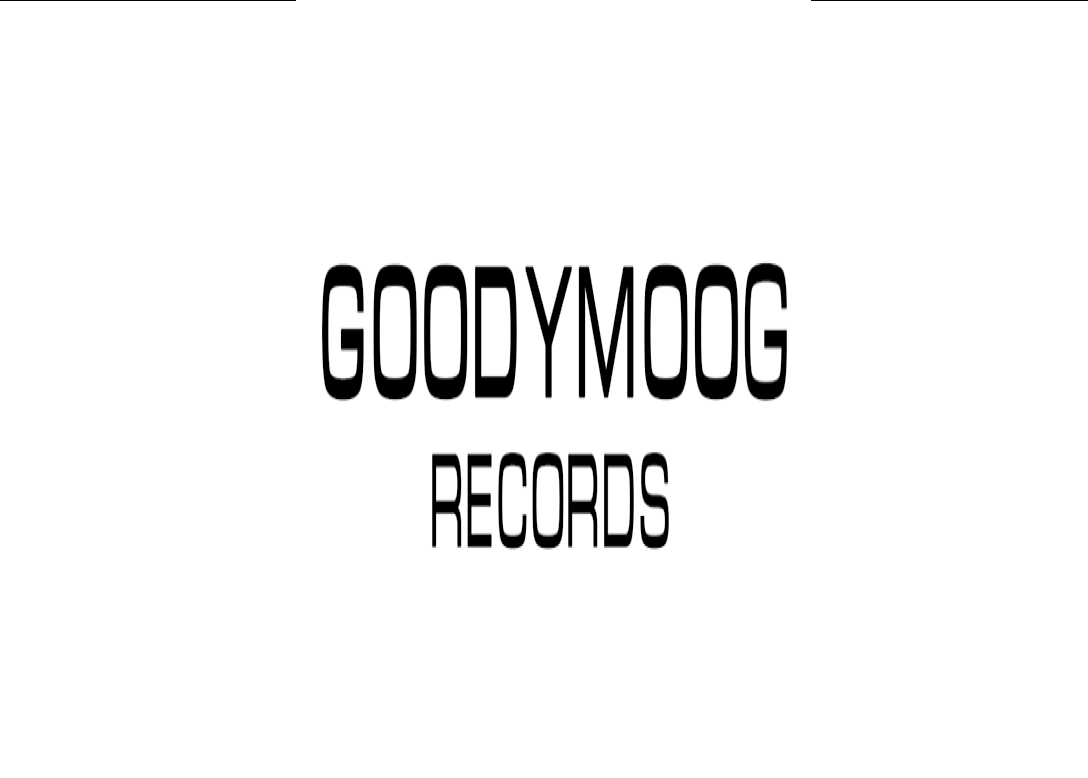 Text logo reading 'GOODYMOOG RECORDS' in black on a white background.