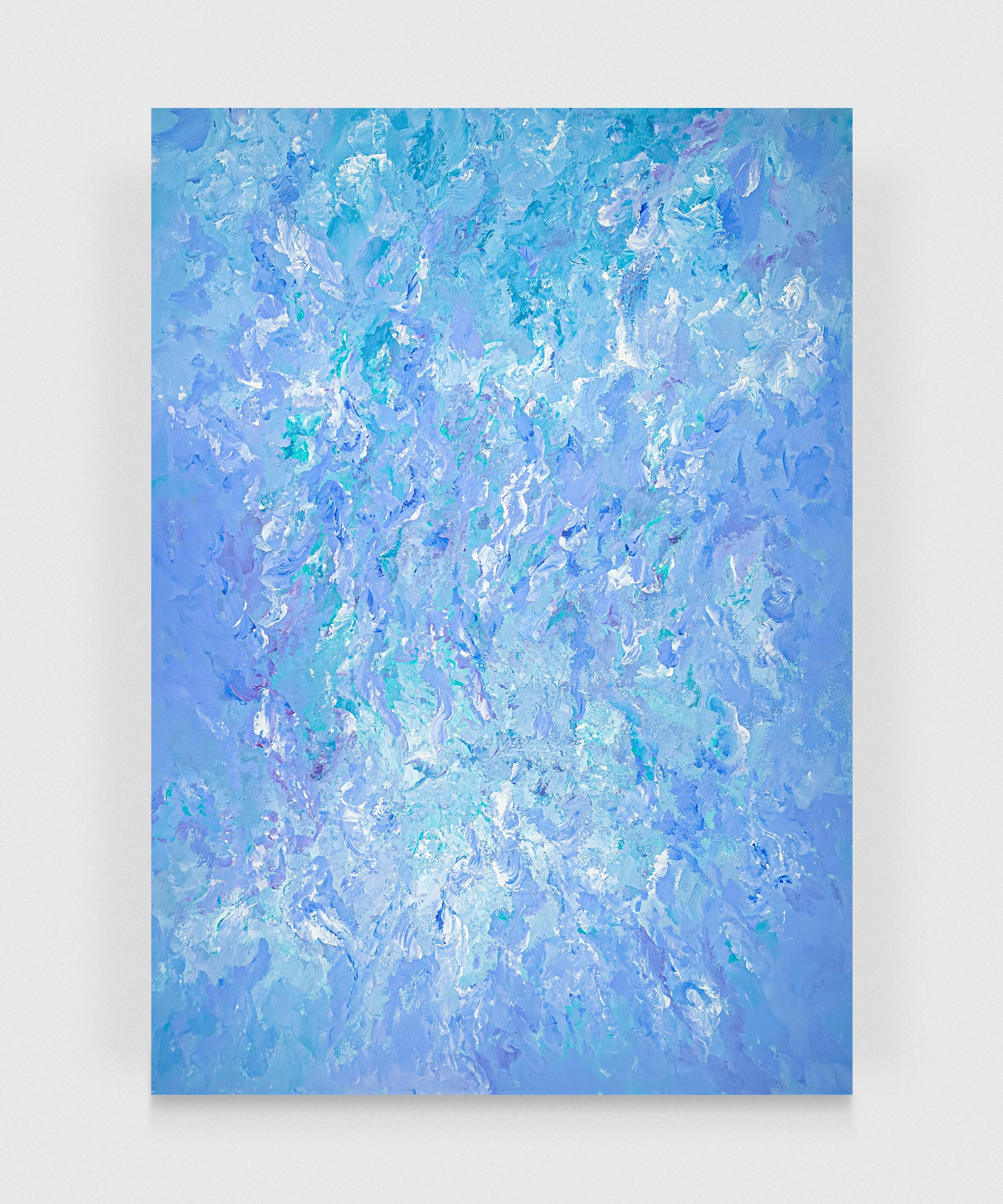 MASTERING FALLING INTO FLYING, 2025, acrylic on canvas, 140x100 cm