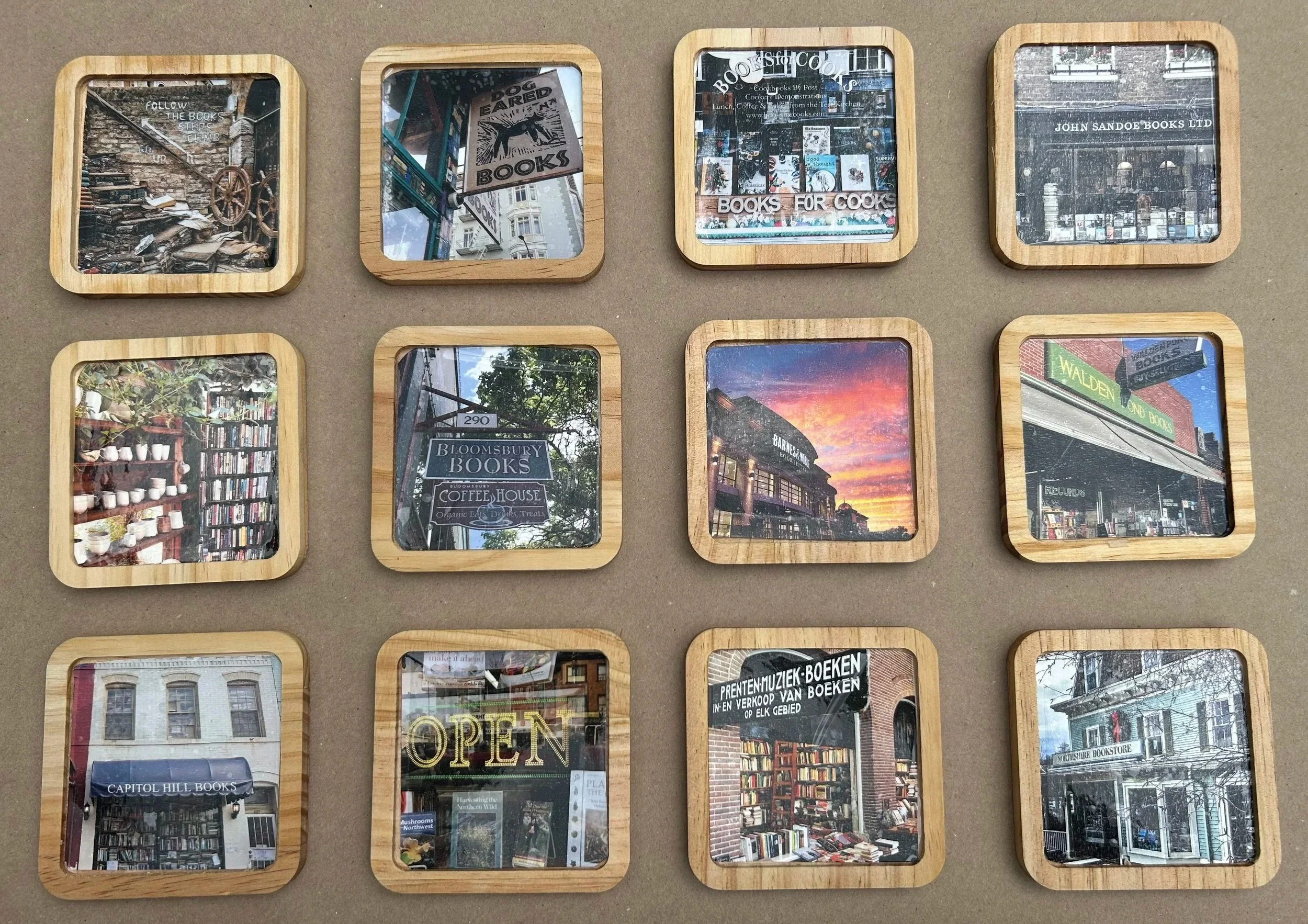 Black Lab Bookstore Coasters