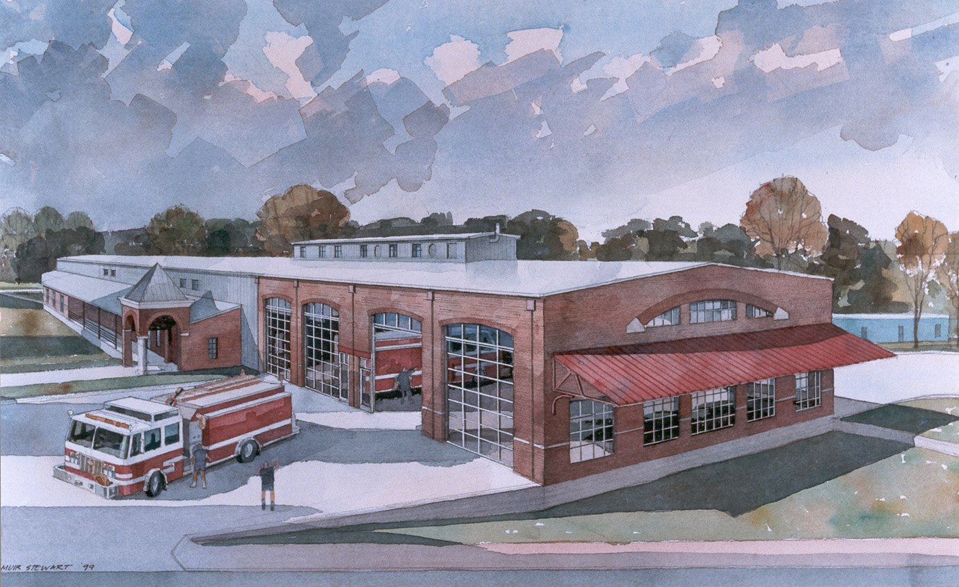 Central Dothan Firestation - After Rendering