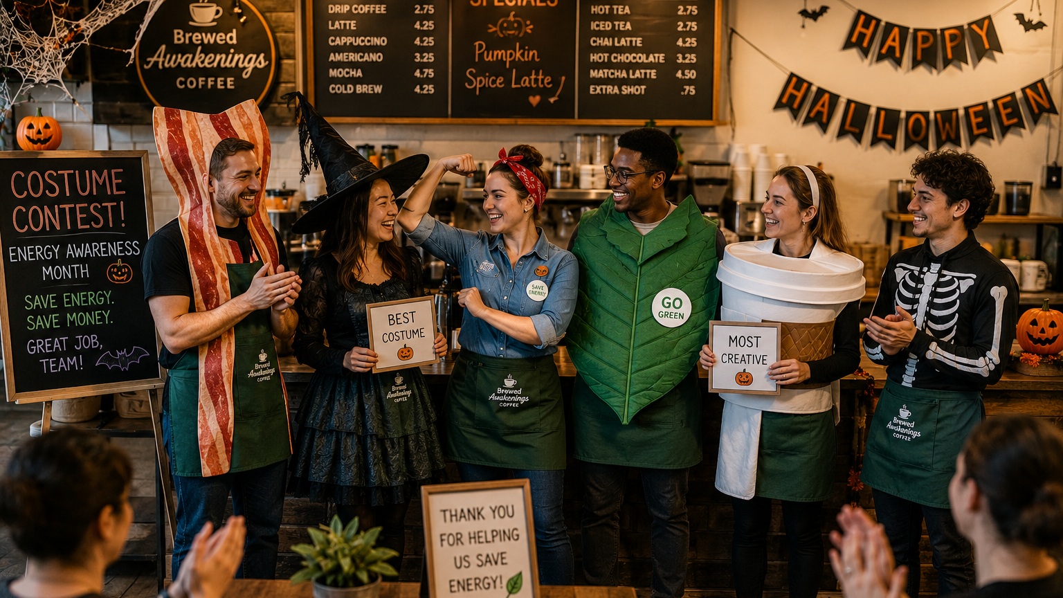 Coffee Shop Costume Contest