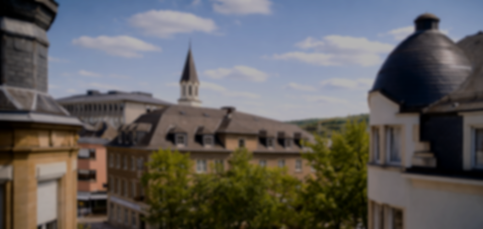 Vue sur le centre d'Ettelbruck