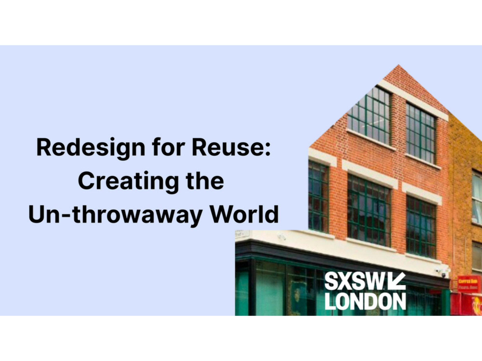 June 2025 - PR3 Director and Co-Founder Amy Larkin spoke at SxSW  on the ultimate design challenge: creating a system and symbol fore reuse that inspires and accelerates the shift away from single-use packaging — reinventing our economy for the 21st 