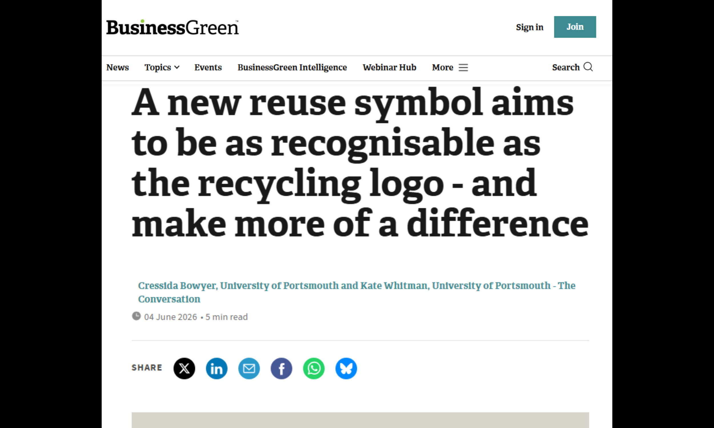 "With consistent use, this symbol can make the identification of reusable products much easier across sectors and regions, and support the scale-up of reuse systems."