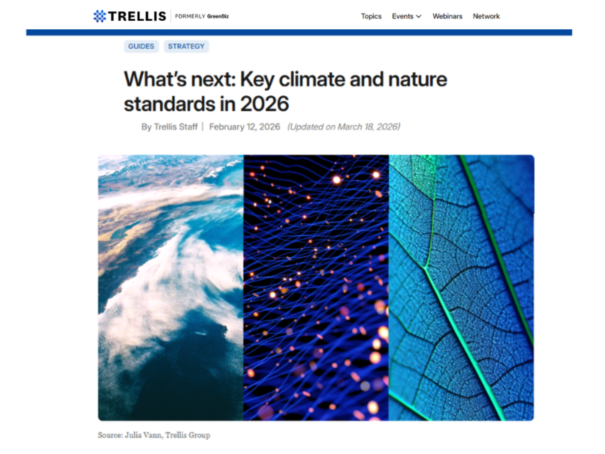 March 2026 - PR3 Standards named a key climate and nature standard of 2026. PR3: The Global Alliance to Advance Reuse, and CSA Group are collaborating to write six standards to  support reusable packaging systems around the world. 