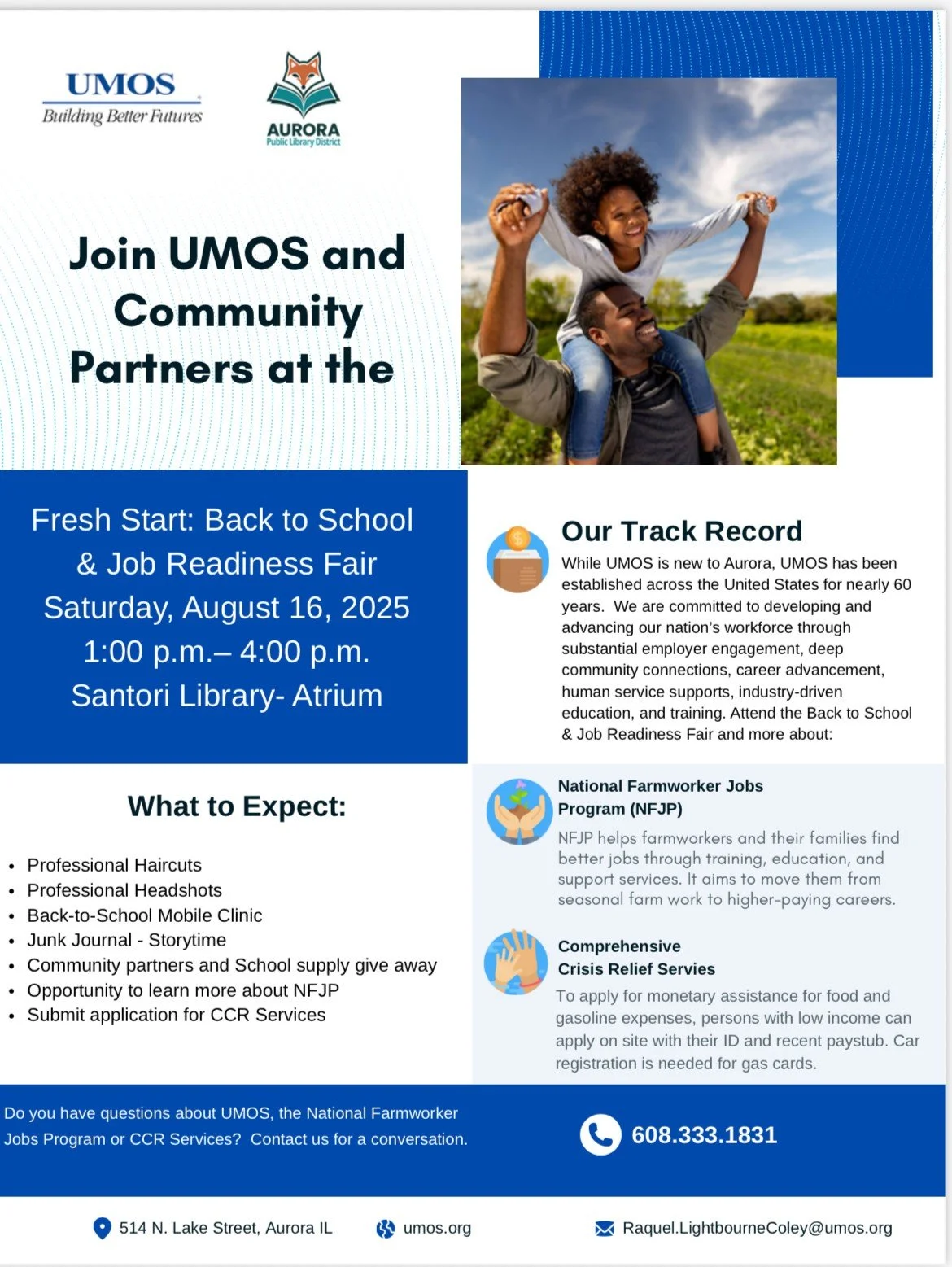 Fresh Start: Back to School & Job Readiness Fair