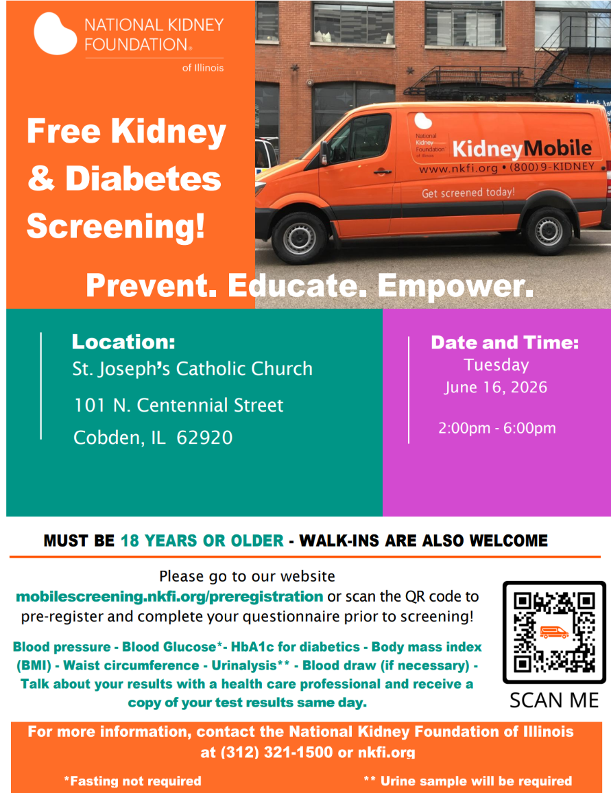 FREE Kidney & Diabetes Screening