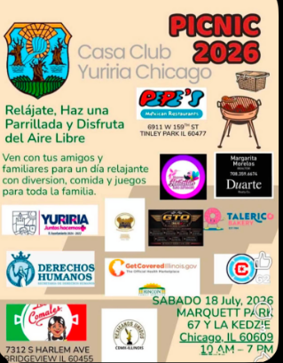 Casa Club Yurira Chicago 2026 Picnic