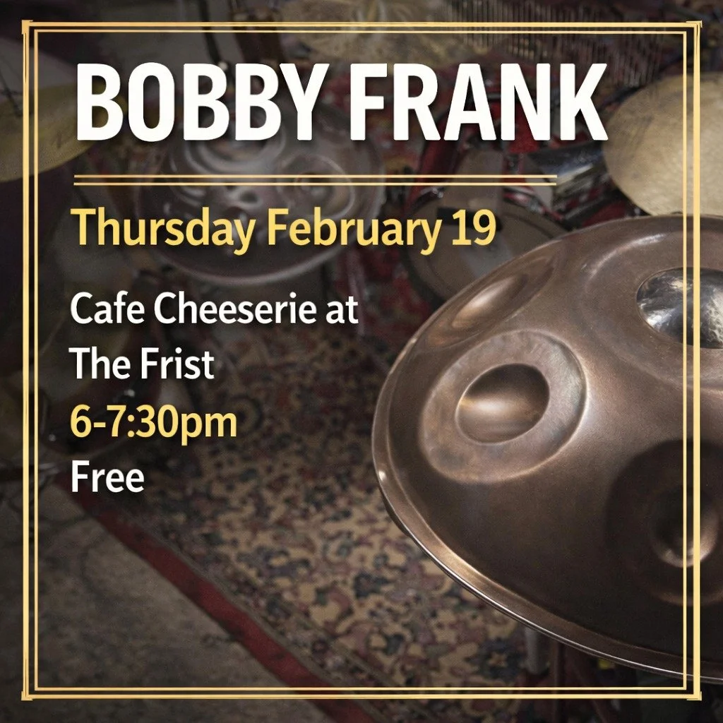 Grilled cheese sandwich with a side of handpan jazz at @cafecheeserie at the @fristartmuseum tonight (Thursday) from 6-7:30. Special guest Michael Dukes will join me on guitar, too!

#handpan #art #livemusic #nashville