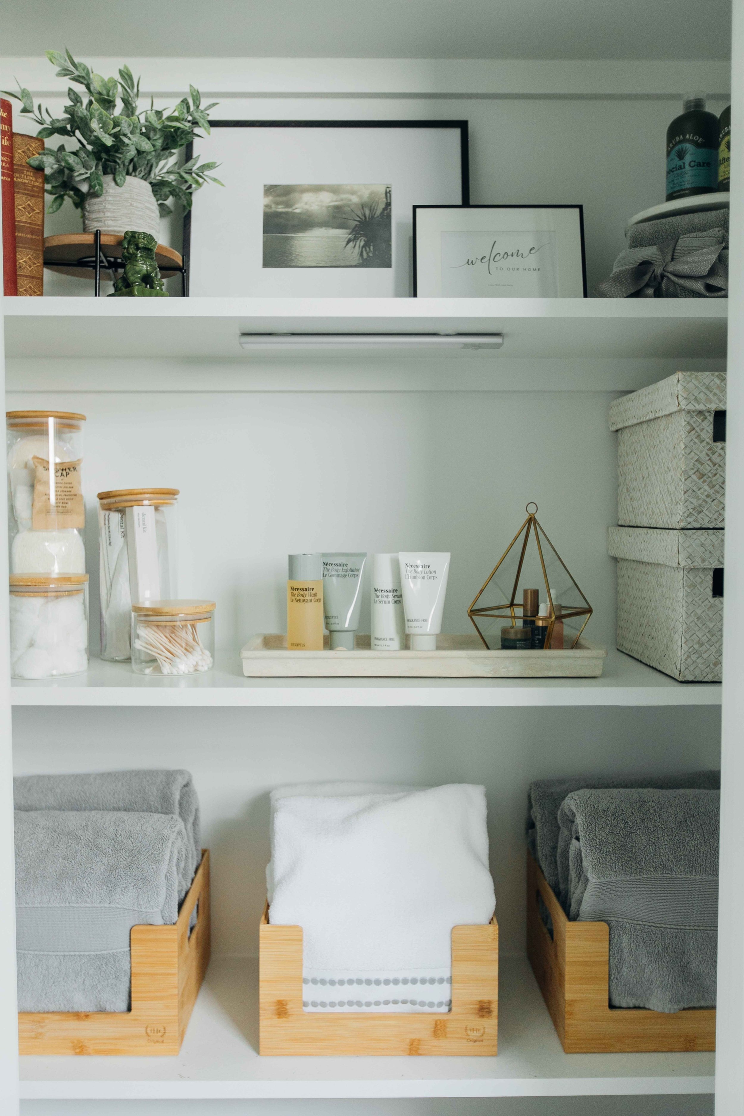 Linen Closet - Guest Room