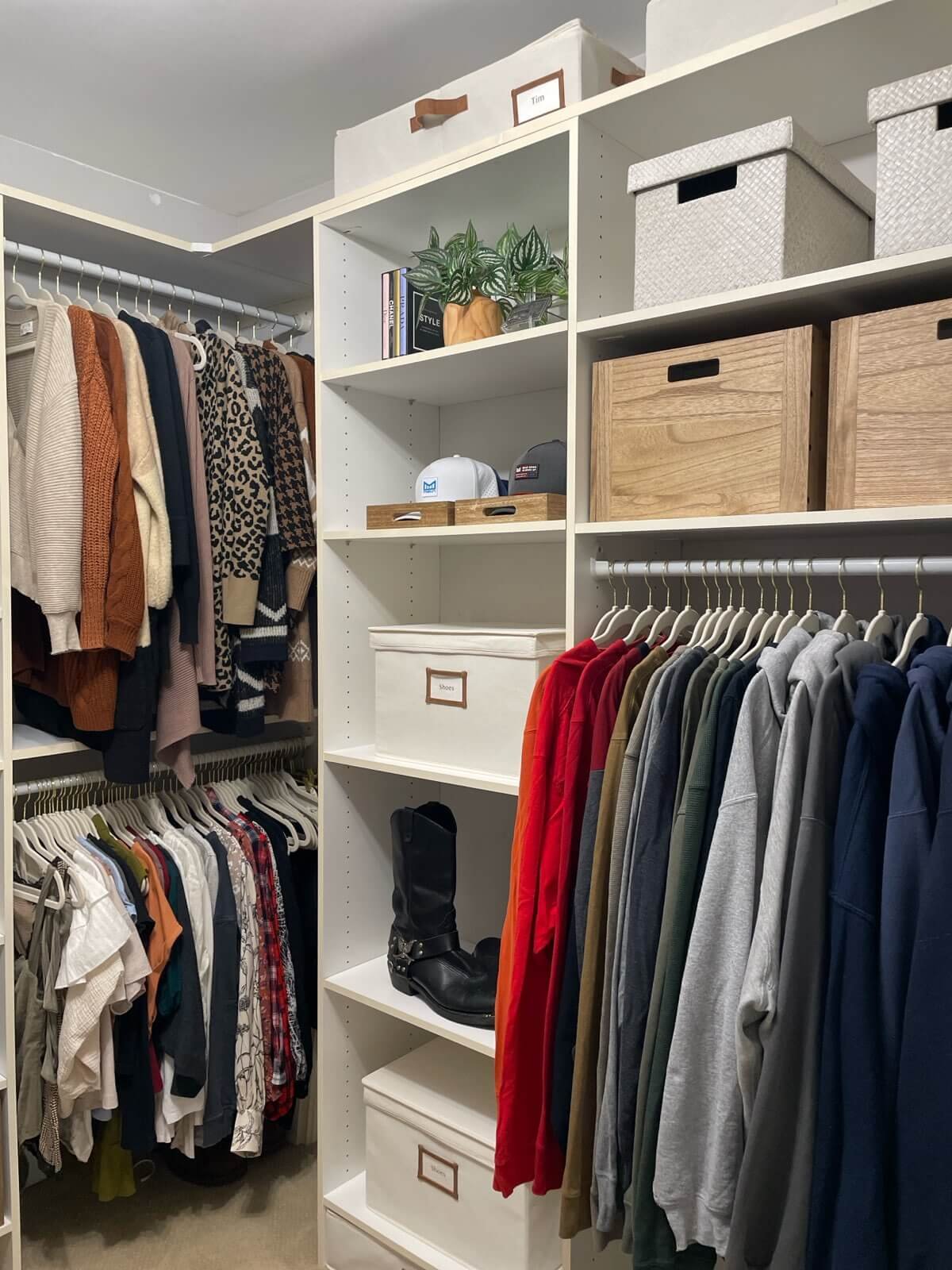 Master Closet Organization