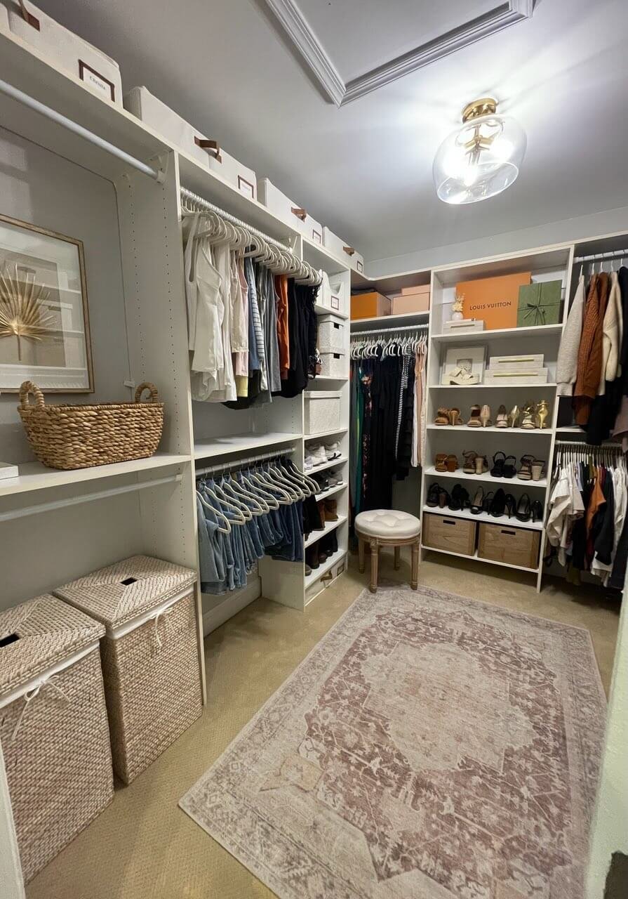 Master Closet Laundry Baskets