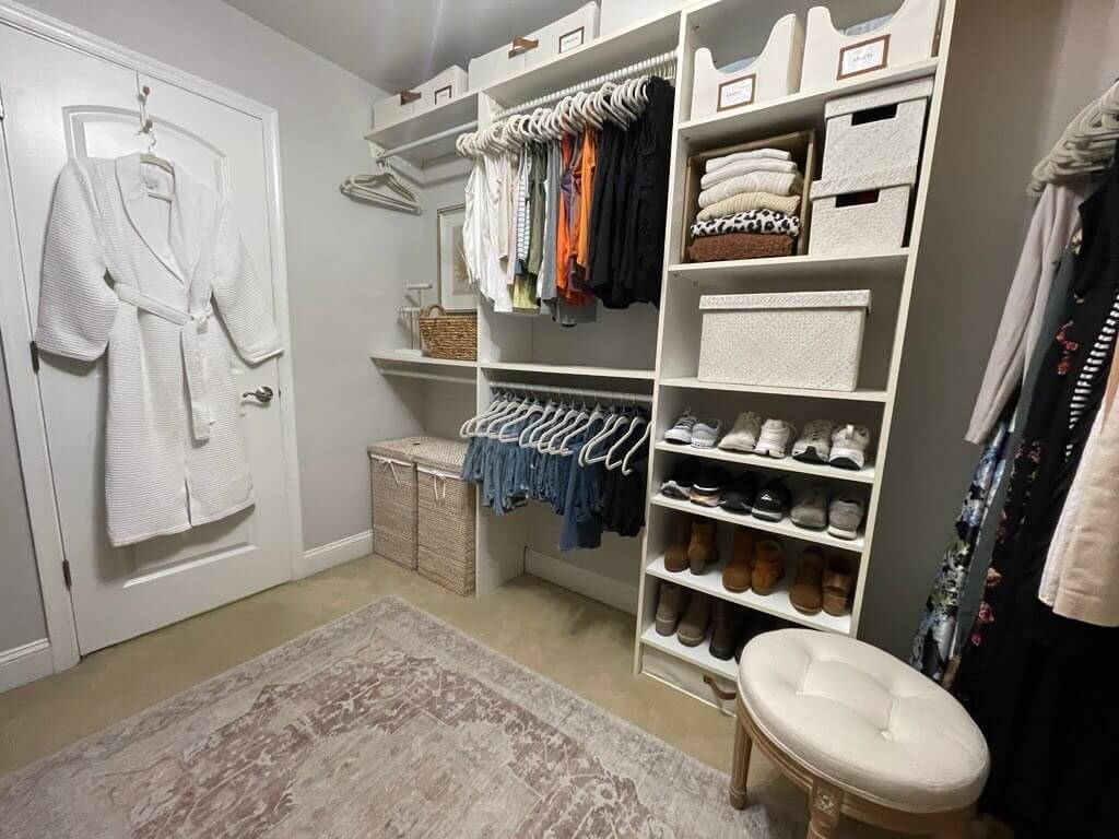 Master Closet Organization