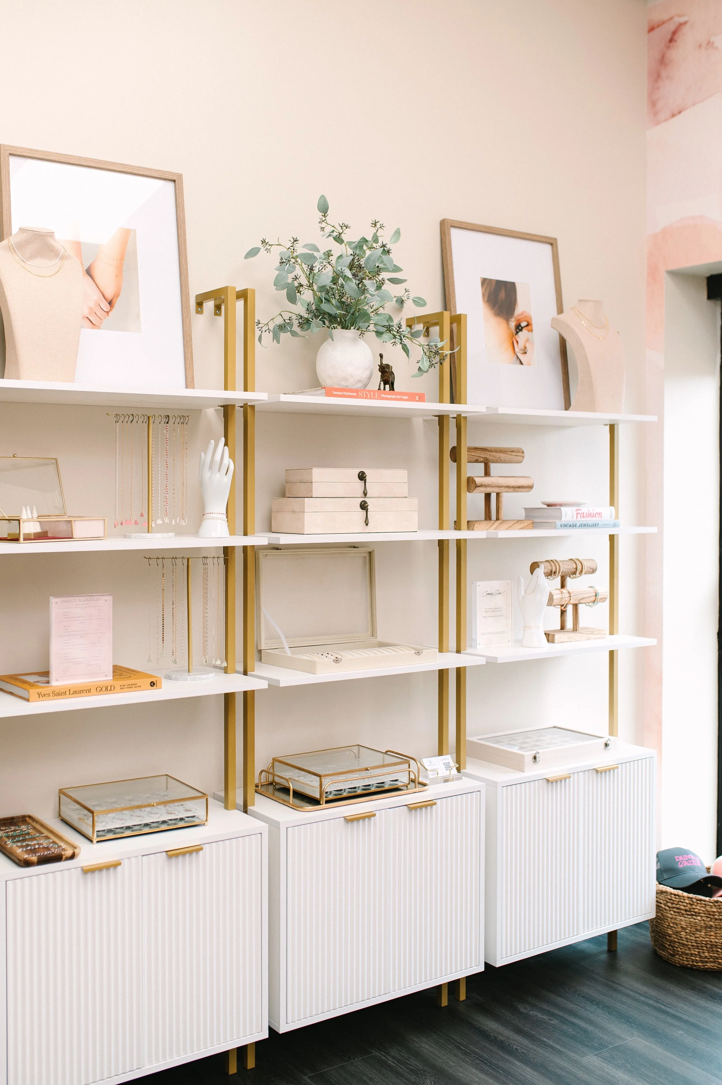 Boutique retail interior designed with strategic retail space planning and visual merchandising.