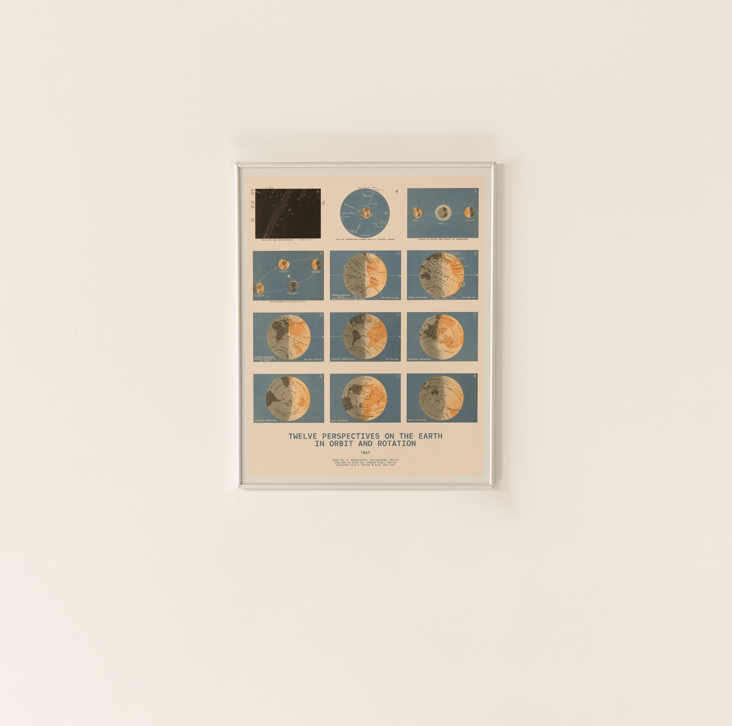 12 Perspectives on Earth in Orbit Poster