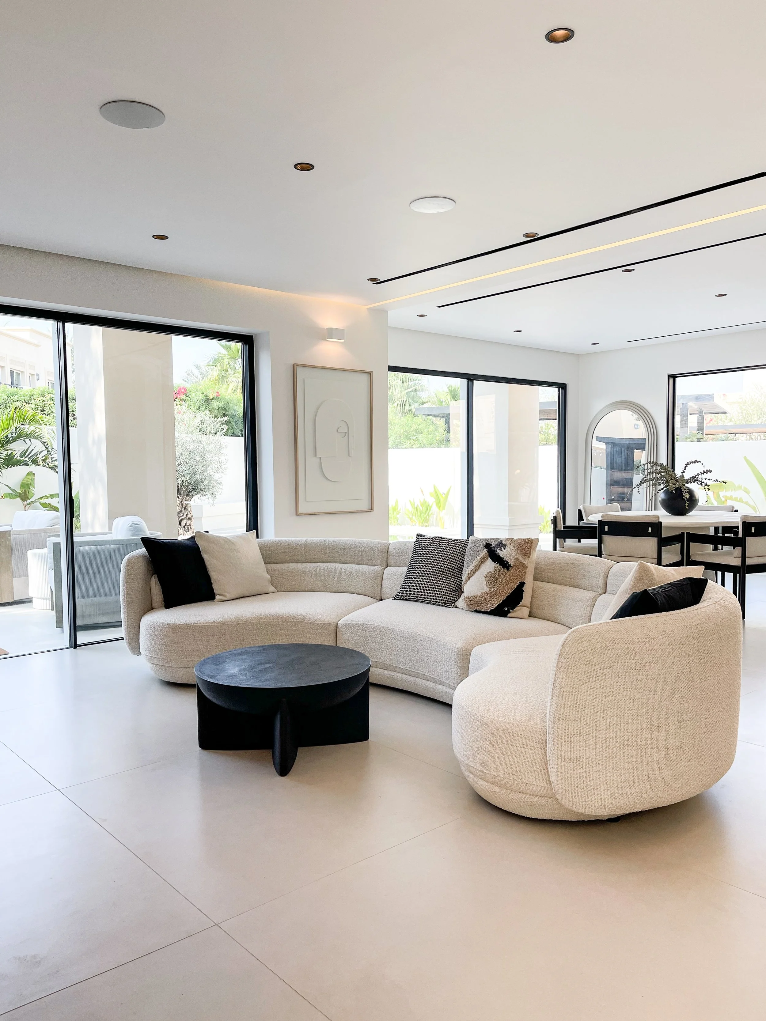 Turnkey interior fit-out services for homes and commercial spaces.