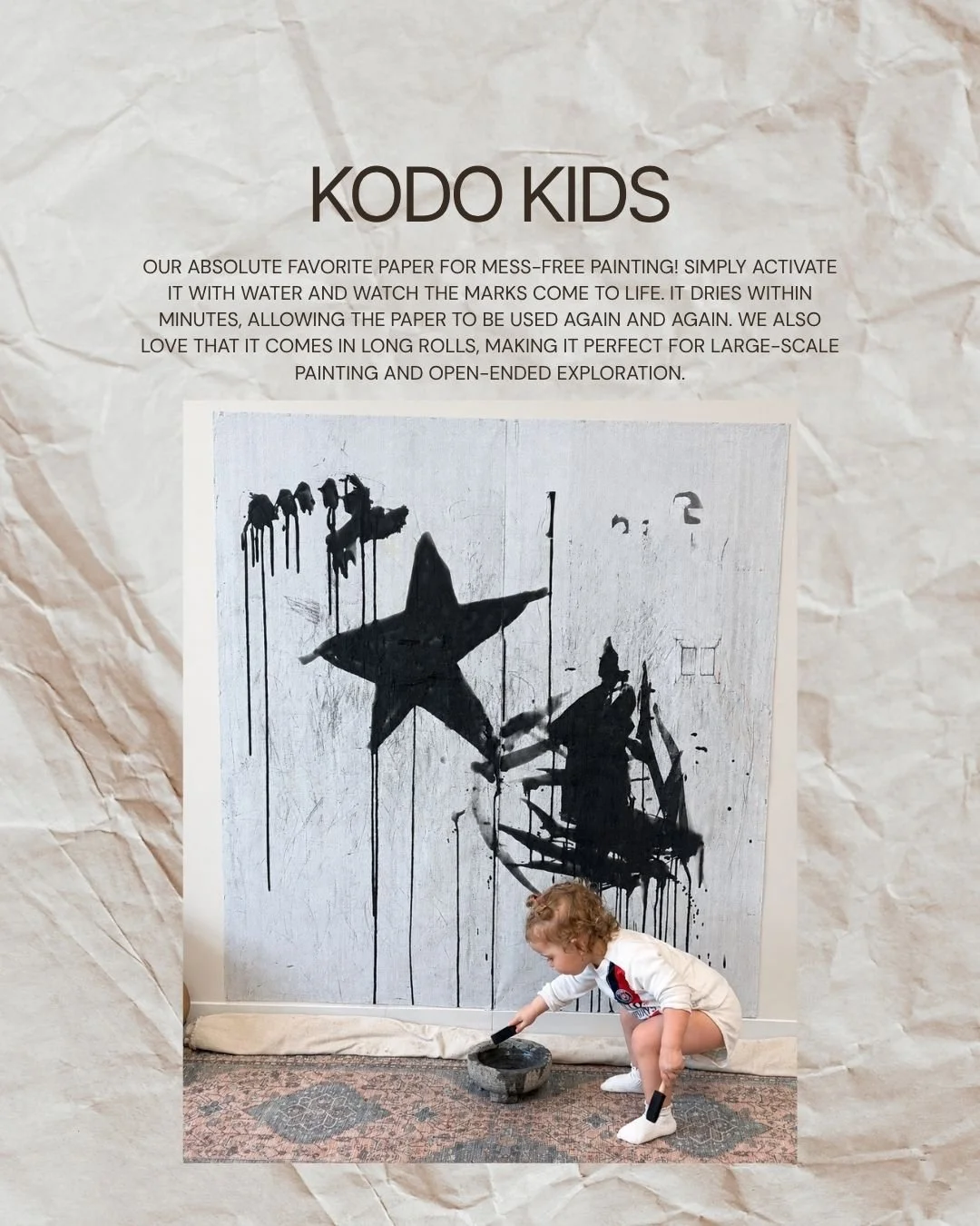 Kodo Kids water canvas
