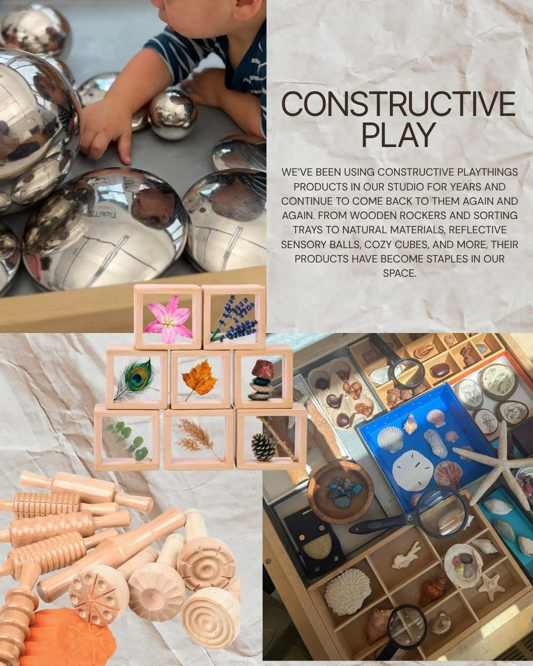 Constructive Play Sensory Play Materials