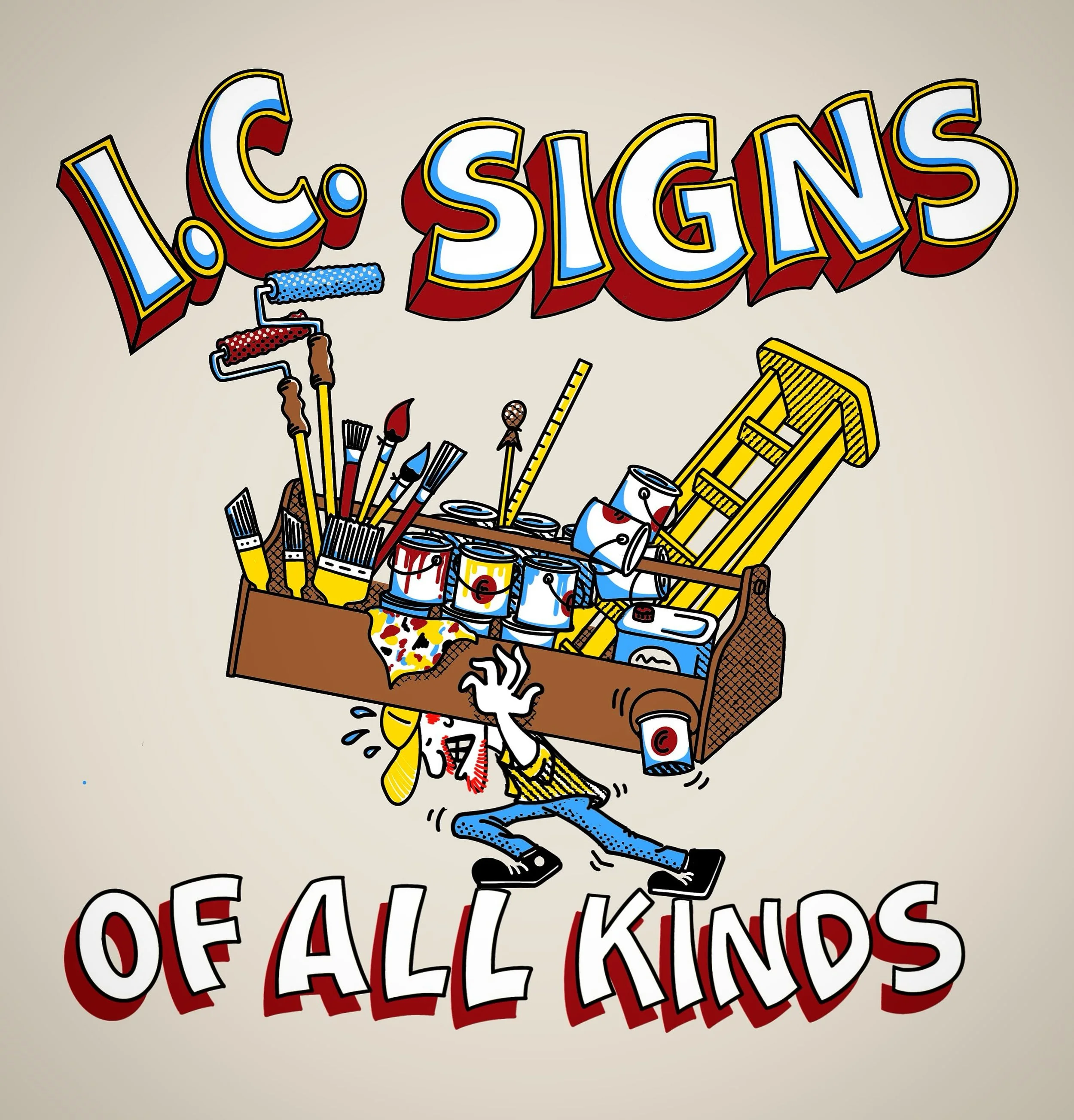 At your service.  #icsigns #austintexas #signpainter