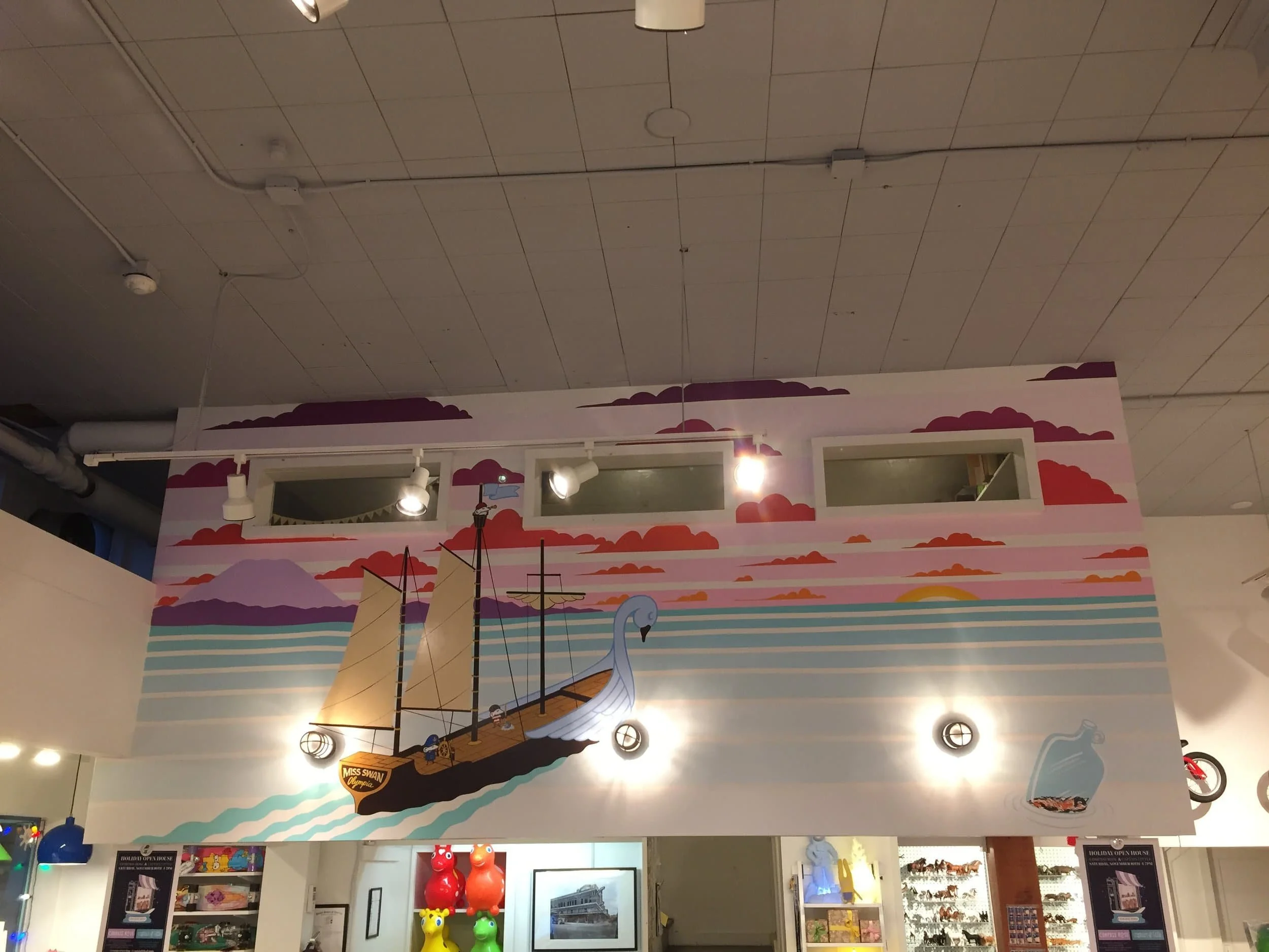 olympia mural