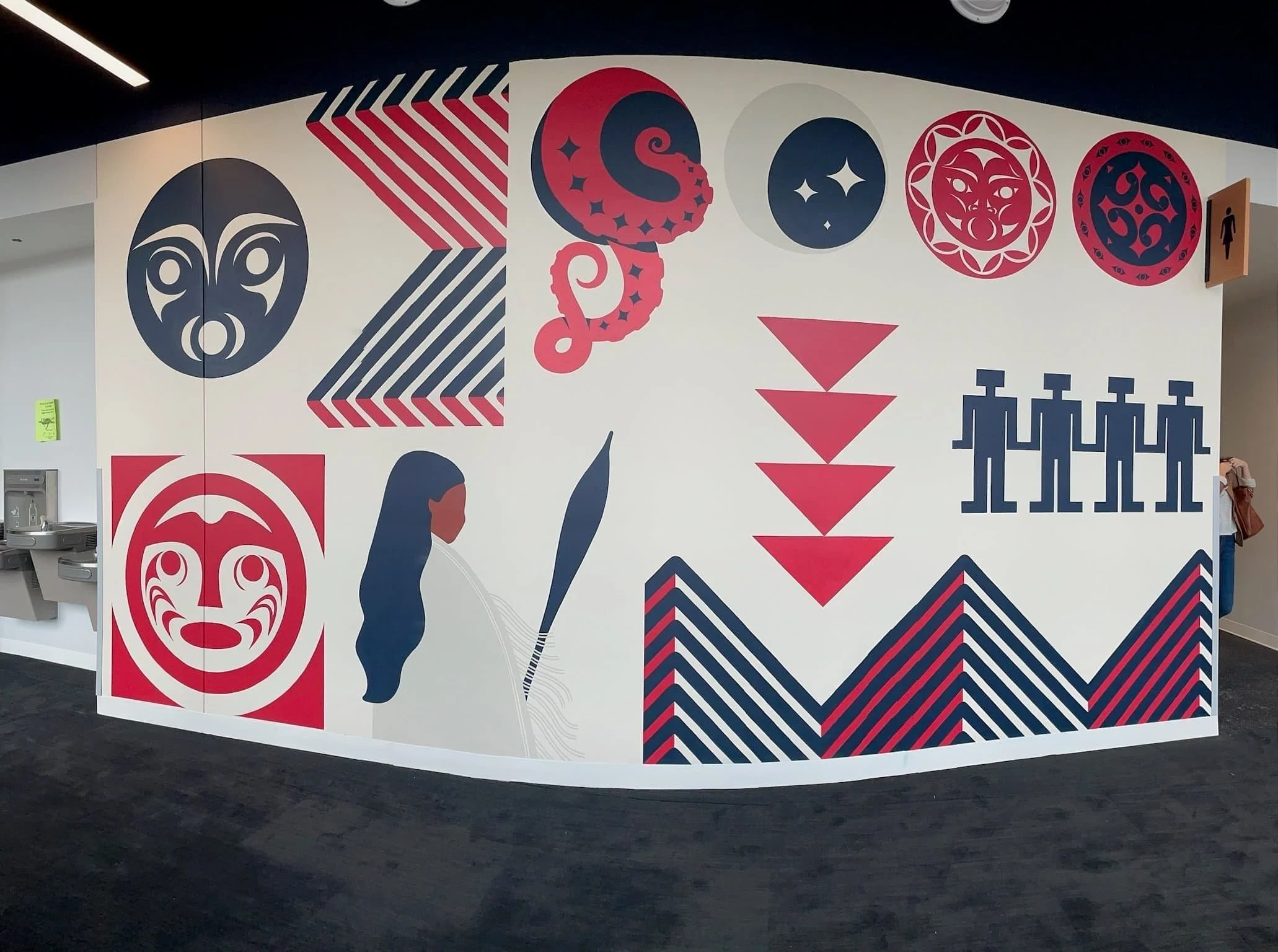 kraken starbucks mural