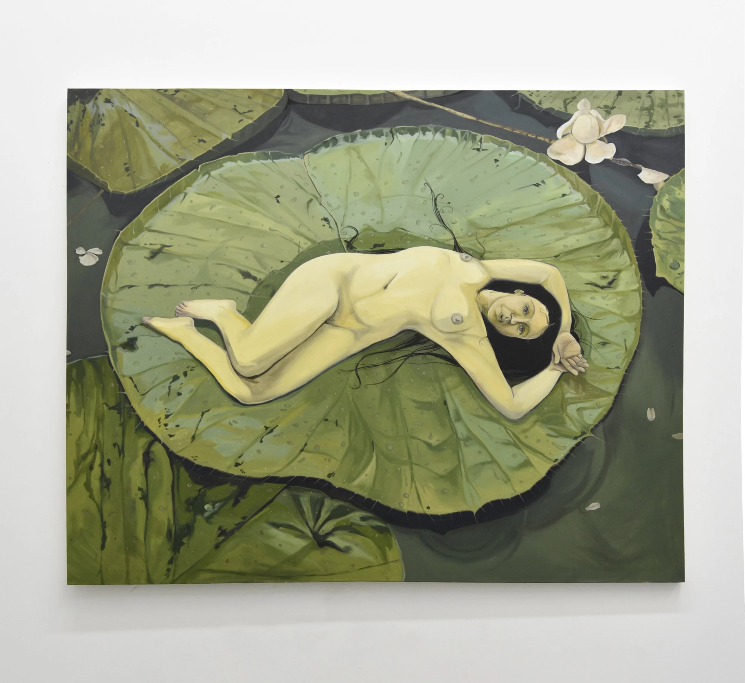 River Nymph, 48 x 60", oil on canvas