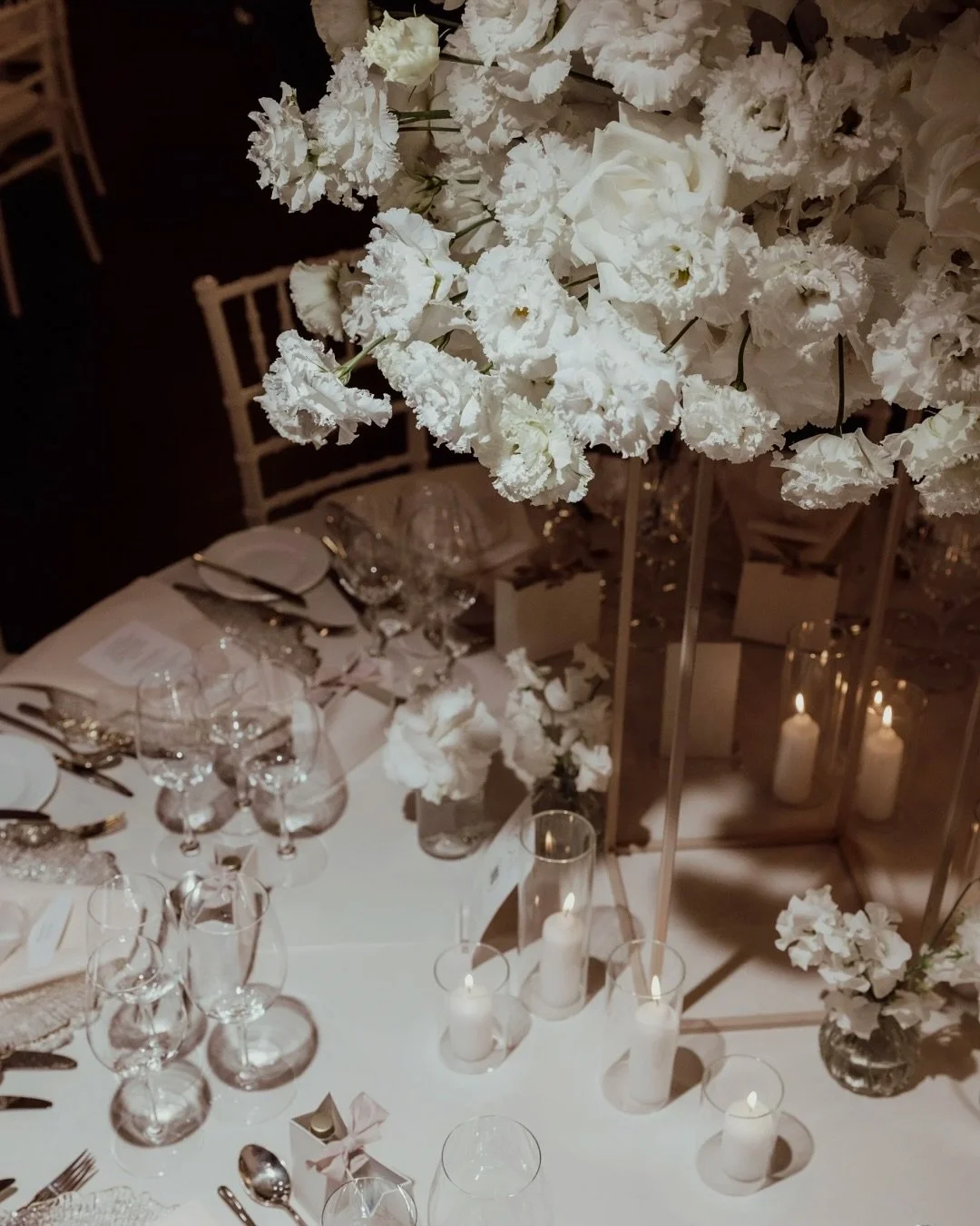 The sense of style and beautiful decoration by @myawina always inspires me. Can&rsquo;t wait to collaborate again at this weekend&rsquo;s wedding!🤍
.
Venue @thedoldergrand
Bridal gown @davincistuttgart
Flowers &amp; Decoration @myawina
DJ @djtonipec