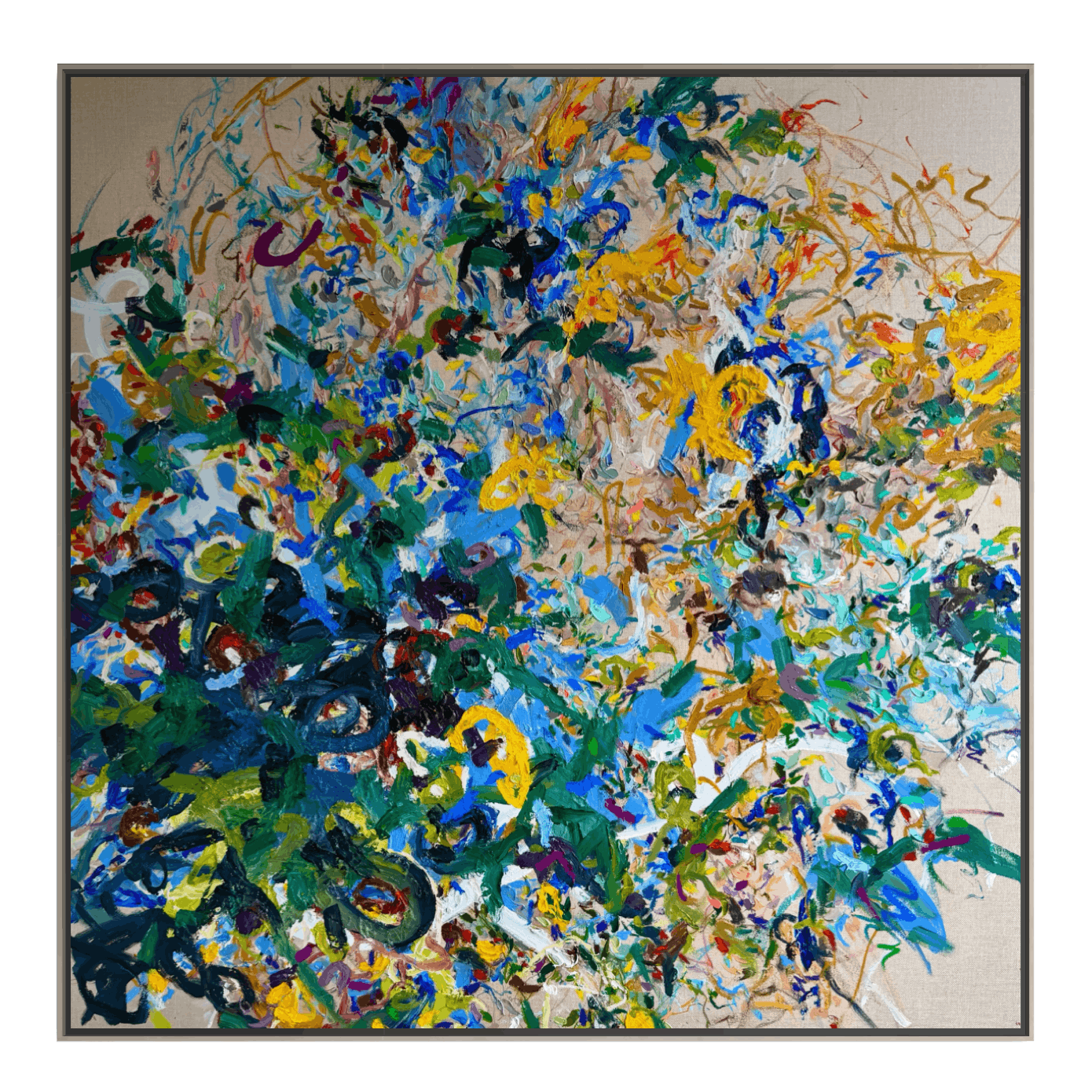 'Rising From The Ashes' - A Large Statement Painting