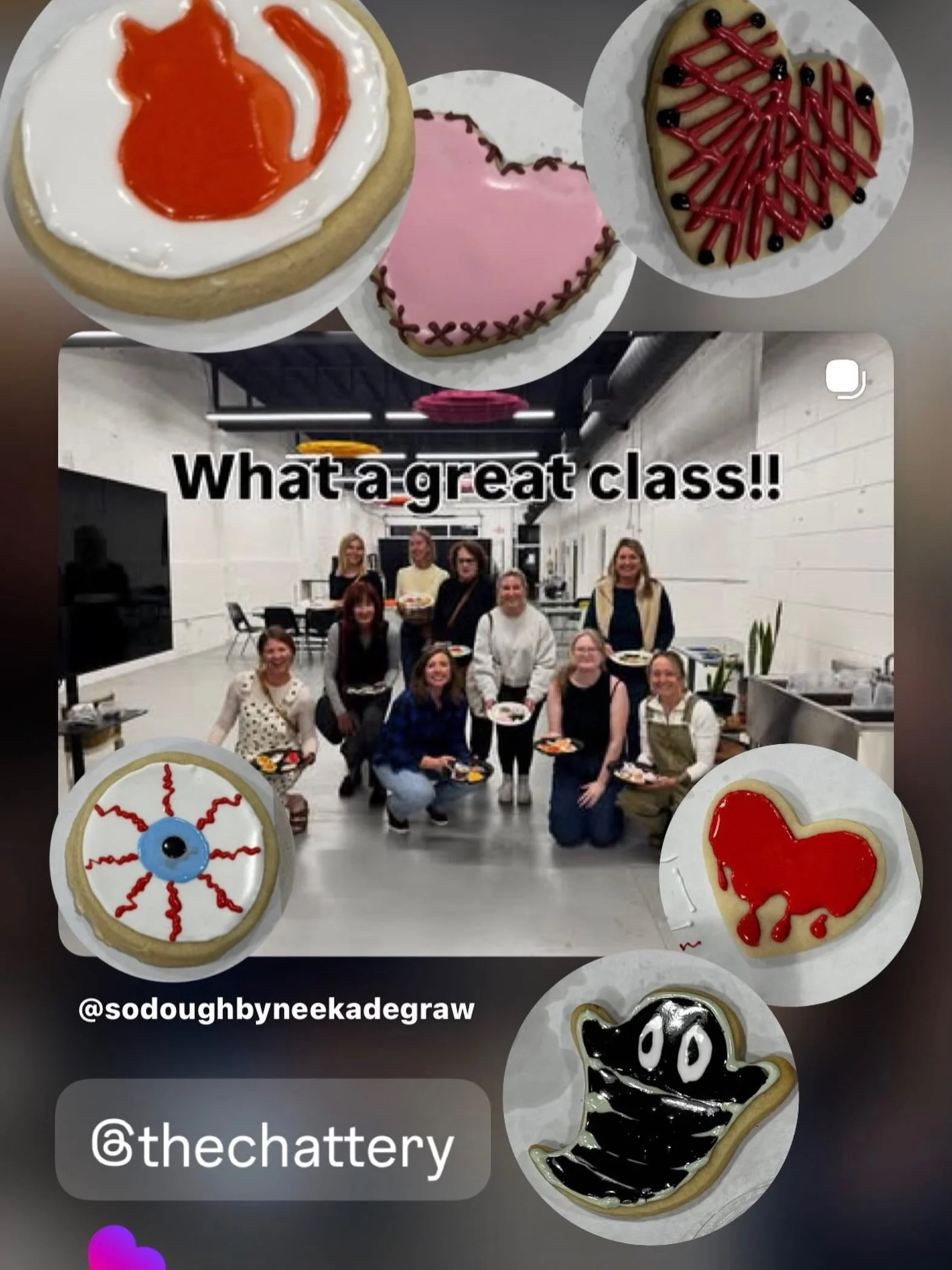 So much fun tonight decorating Halloween cookies with an awesome and creative bunch of ladies!! It was everyone&rsquo;s FIRST TIME with royal icing and they did not disappoint!! I hope they&rsquo;ll all take the tiny nugget they got tonight and keep 