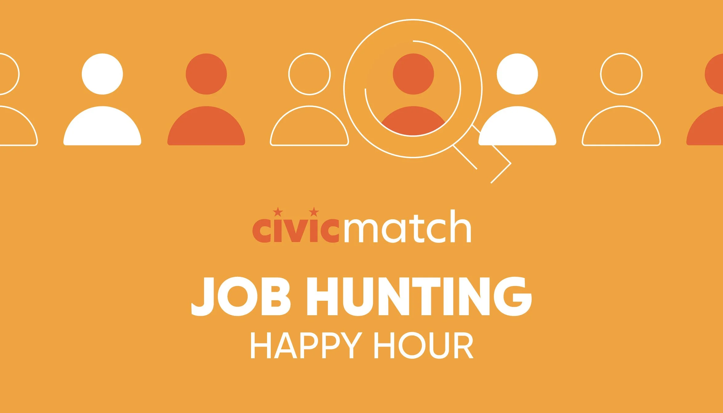Civic Match Job Hunting Happy Hour
