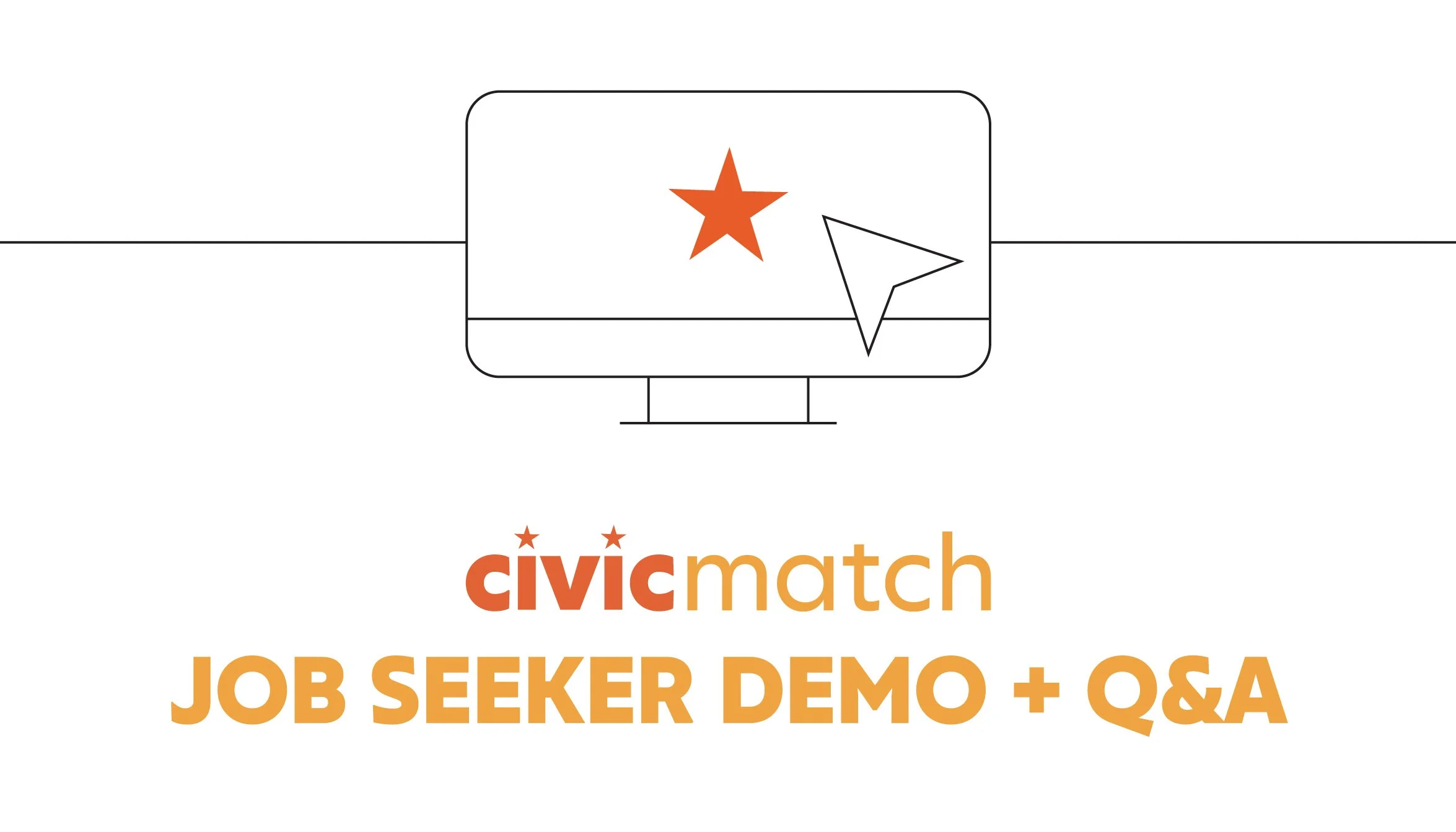 Civic Match Job Seeker Demo + Q&amp;A