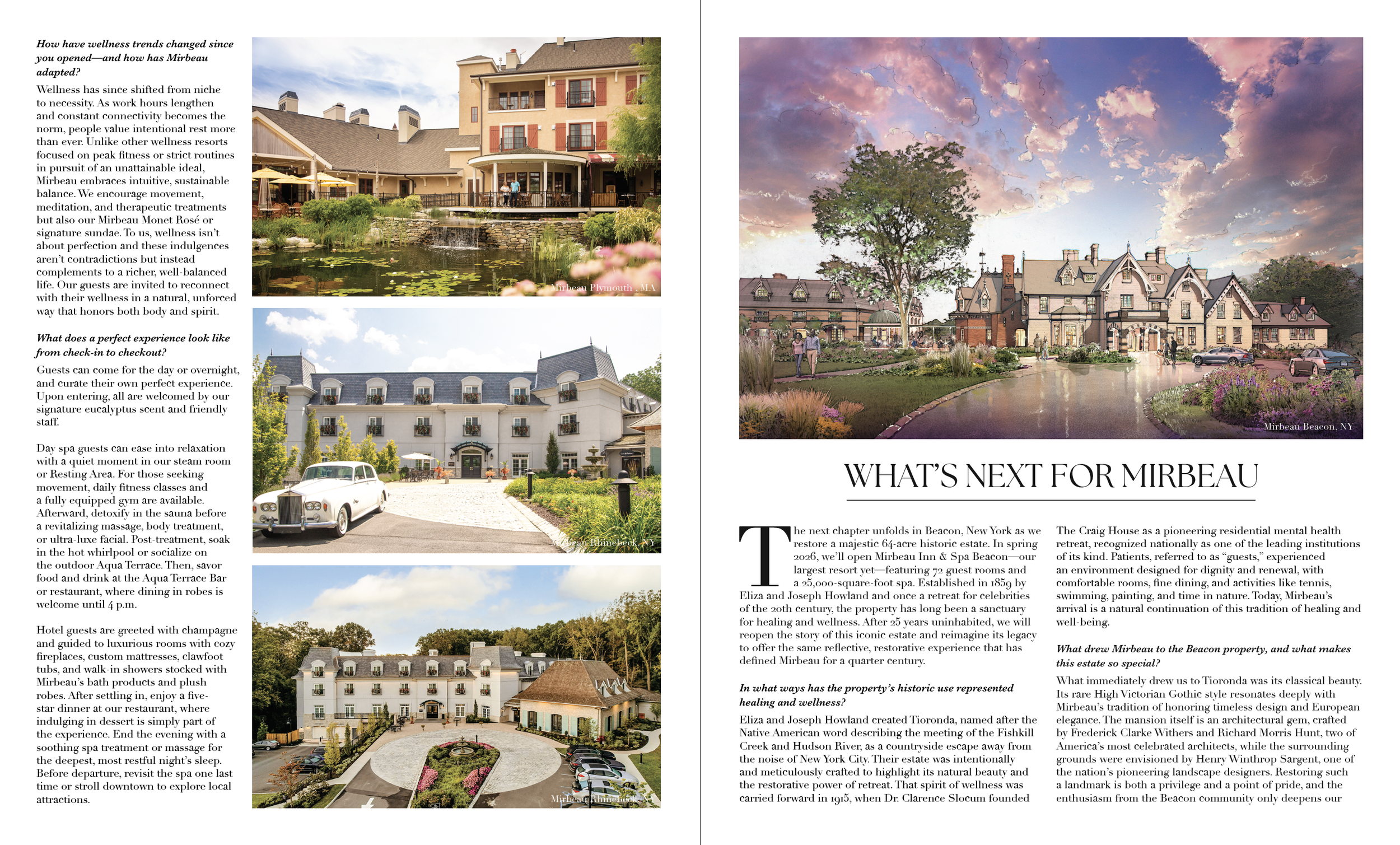 Designed to balance architectural photography with narrative content in a clean, editorial style.