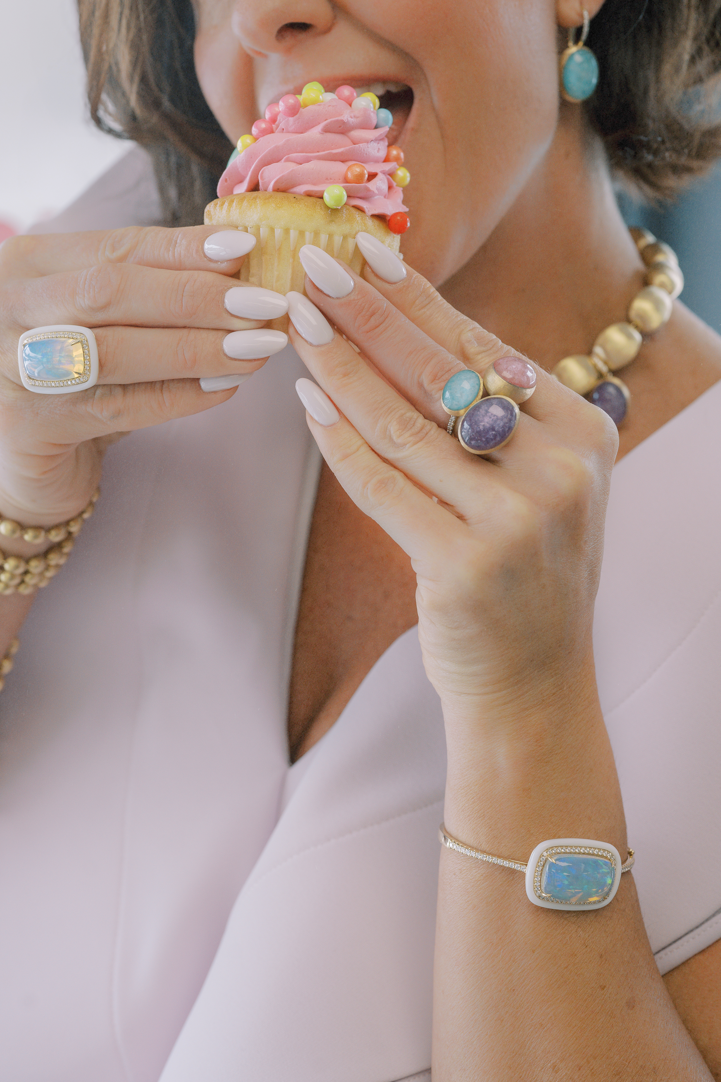 Art directed editorial shoot styling Nanis and Omi Privé pieces for Accent's Spring 2024 issue