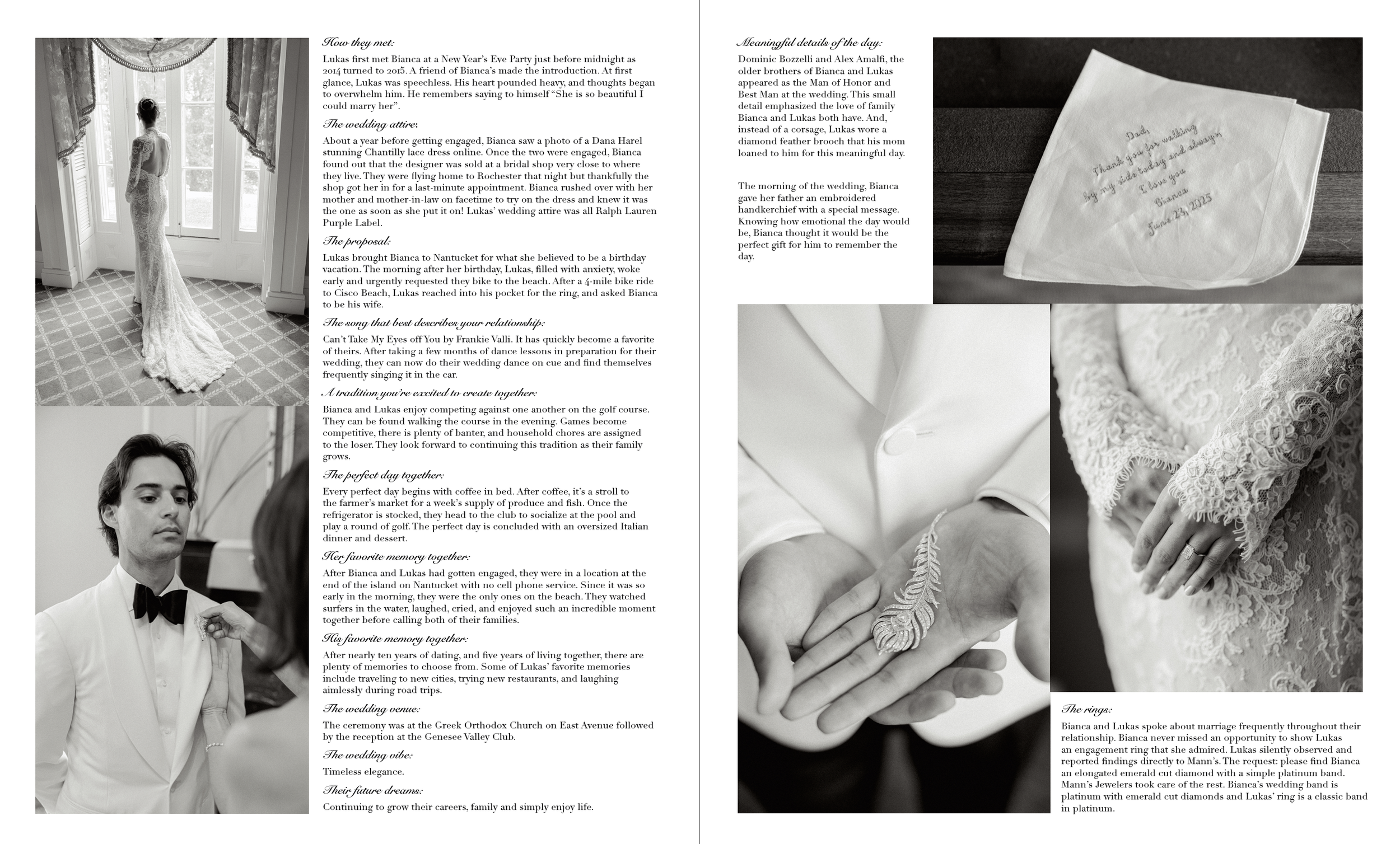 MJ Love Stories FW25 — Layout design and editorial direction by Paige Colley.