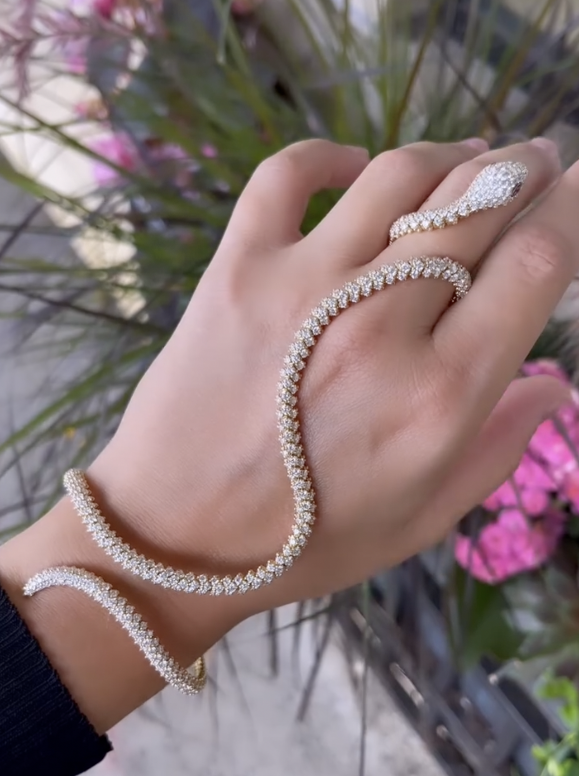 Shot and edited Instagram Reel styling Roberto Coin pieces on-figure to show movement and wearability