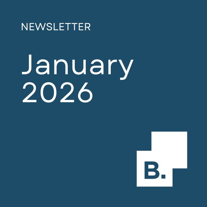 January Newsletter by B.PUBLIC Prefab - Looking Ahead