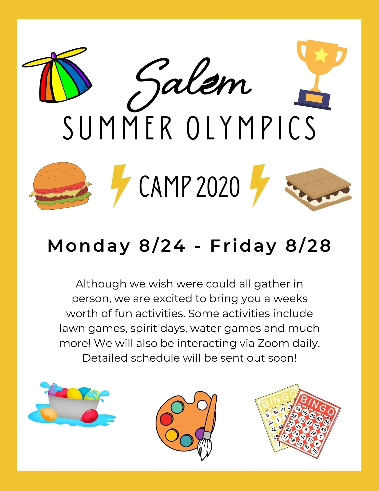 Salem Olympics - Camp 2020