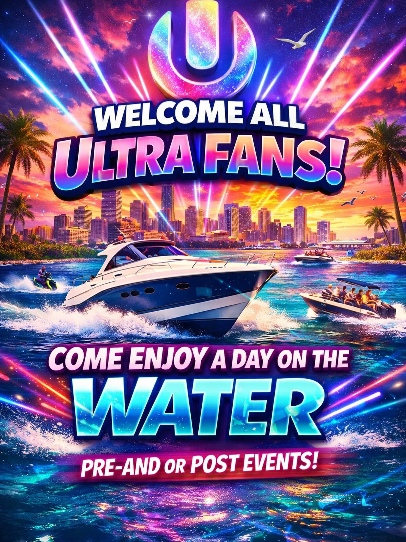 You just landed in Miami for @ultra &hellip;♐️🔥
👉 Book tomorrow before we&rsquo;re full

Dm for Info 

📞 786-588-8011
💻www.bluewaterboatrentalusa.com

#ultra #ultramiami #ultramusicfestival #edm #miami