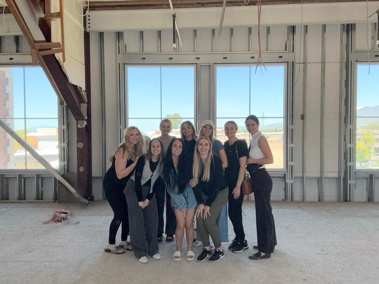 First team pic in our new space 🤩
We cannot wait to continue sharing updates as the space starts coming along, and we are so grateful for all the excitement and support we have felt so far.

We have had a lot of questions about when it will be done 