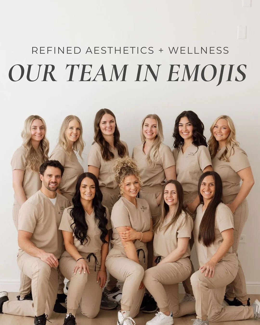 Refined team, but make it emojis. 👏 Love this team 🤍