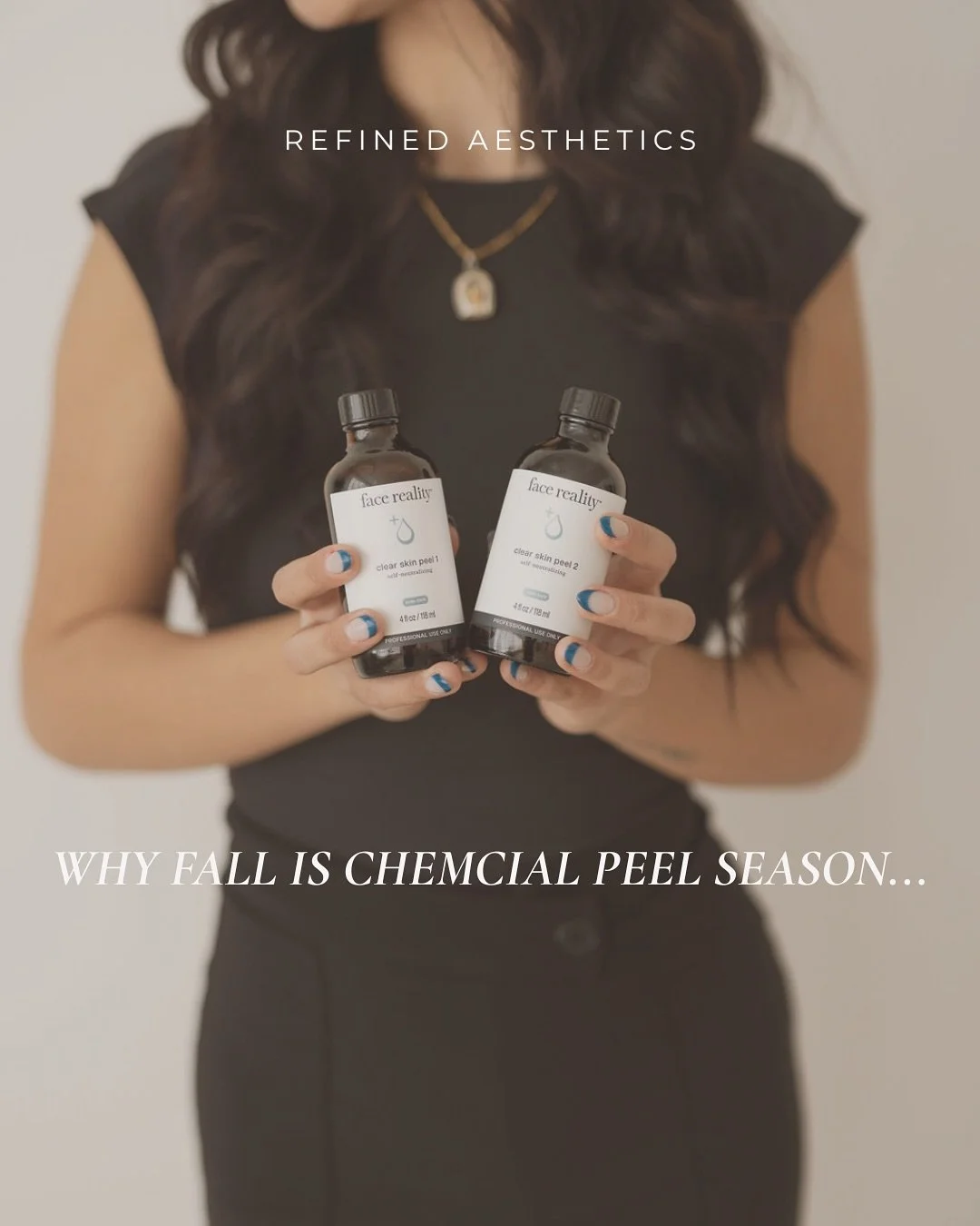 As the weather cools down, it&rsquo;s the perfect time to give your skin a reset. 🍂

Chemical peels help repair summer sun damage, smooth texture, and brighten your complexion&mdash;making fall the ideal season to start a peel series.

Each treatmen