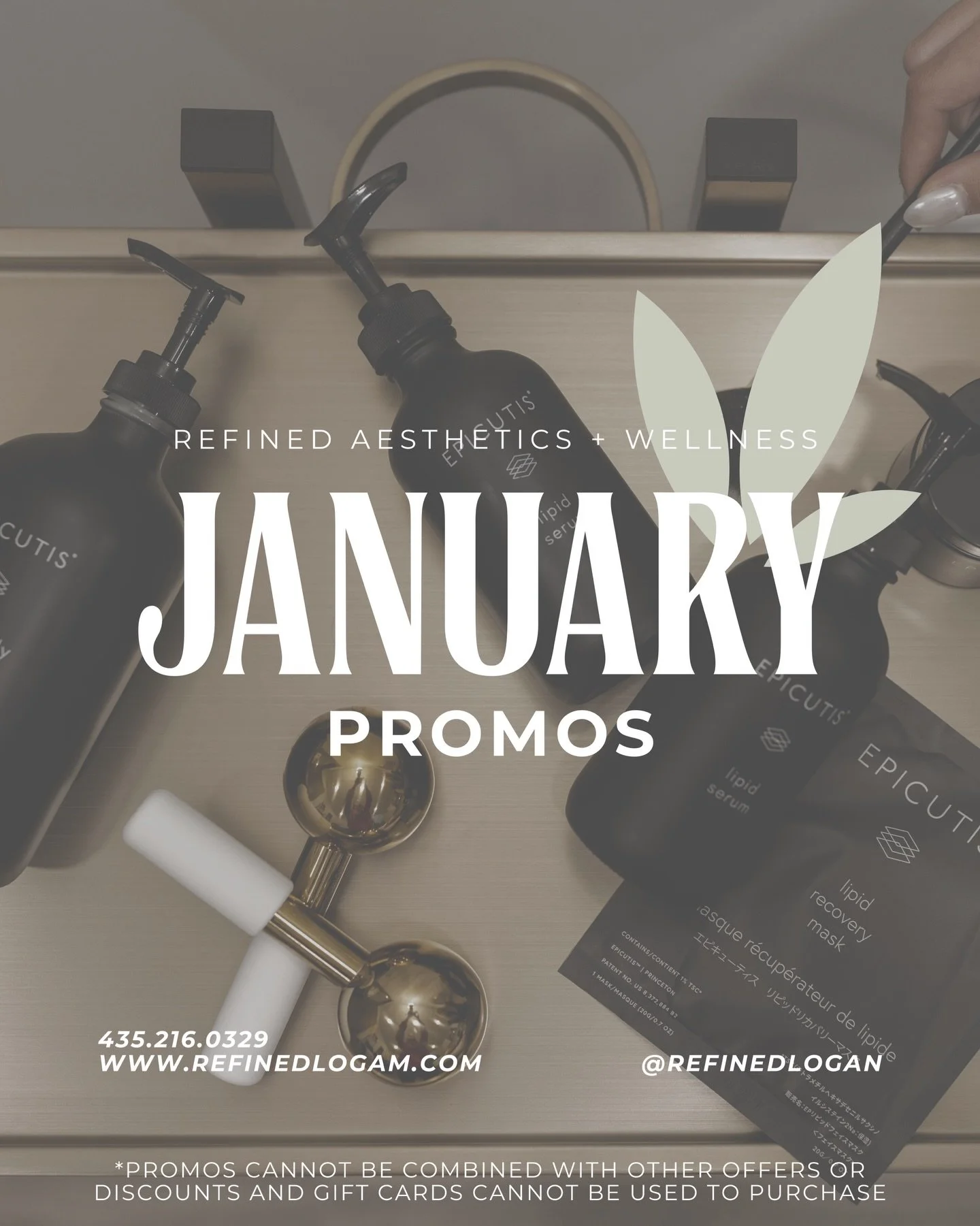 A fresh year, refreshed confidence, and a few really exciting ways to invest in yourself this month at Refined Aesthetics + Wellness 🖤

&bull; NEW CLIENTS - enjoy $50 off your first service with us (minimum $100). This can be used for our referral p