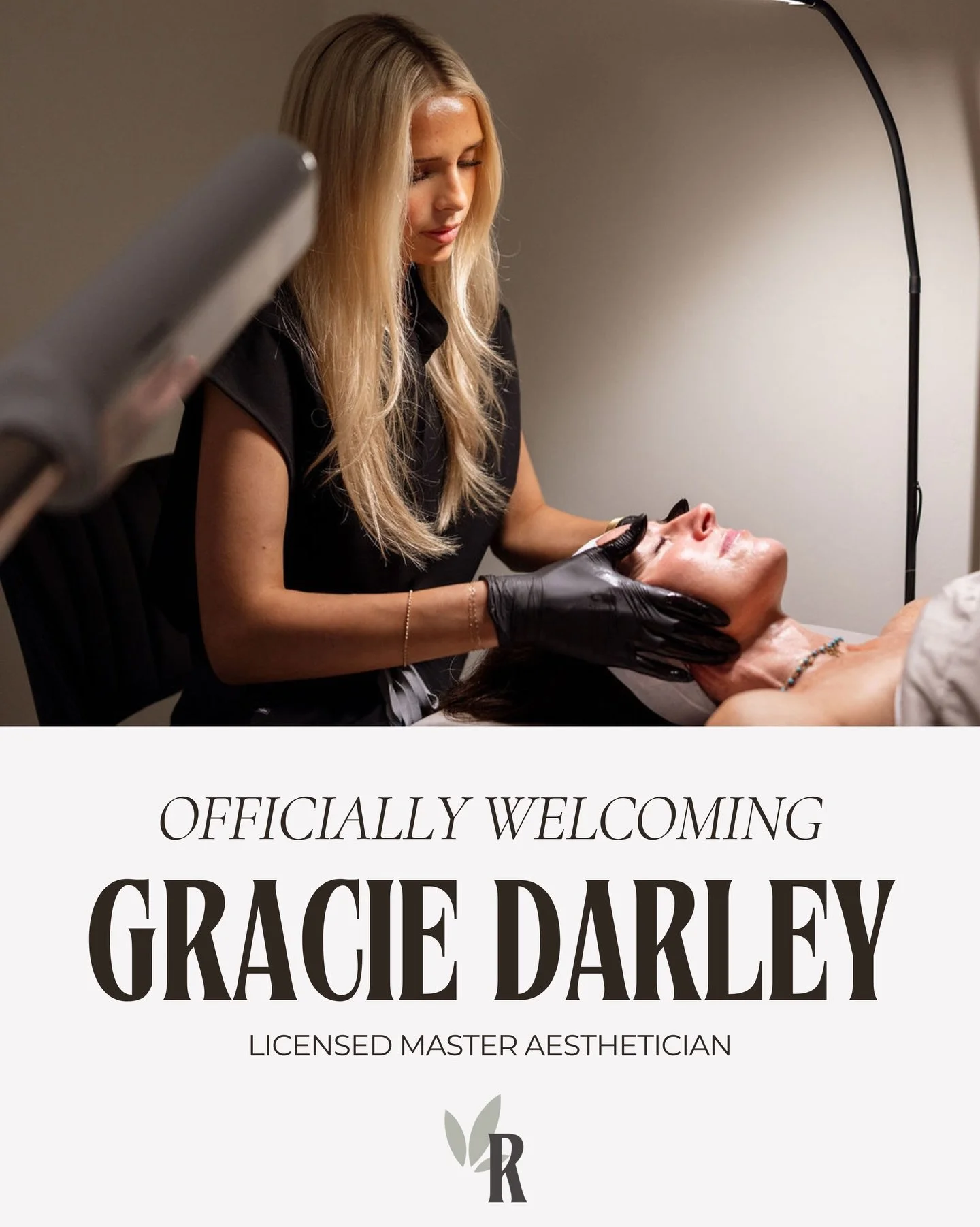 We are beyond excited to officially welcome Gracie to our team as a Licensed Master Aesthetician! 🤍

Gracie began her journey with us at the front desk while simultaneously completing her apprenticeship, soaking up knowledge and growing every chance