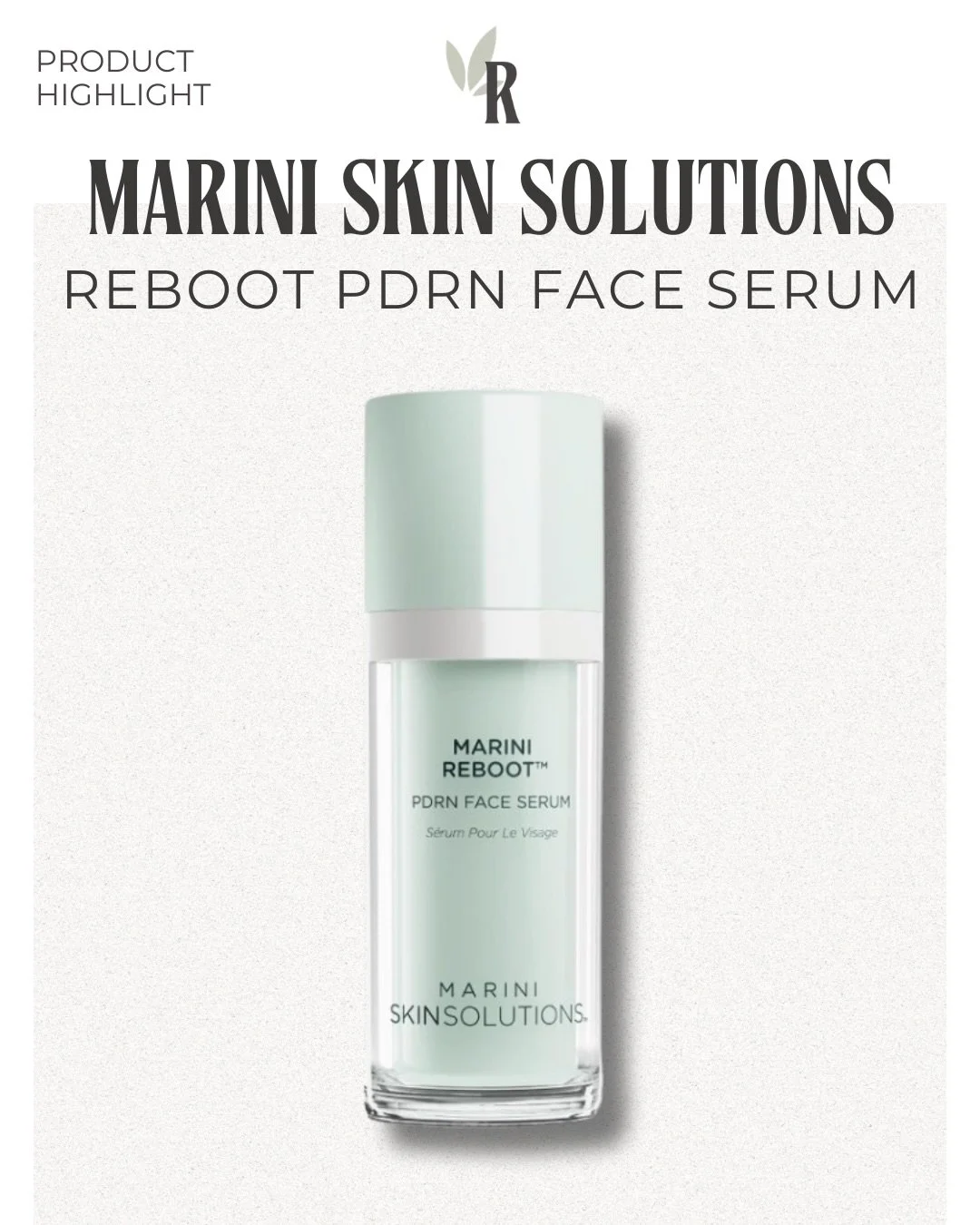 Meet Marini Reboot PDRN Face Serum by Marini SkinSolutions &mdash; the ultimate recovery + longevity serum your barrier has been waiting for.

Powered by concentrated PDRN technology (salmon-derived polynucleotides), this formula helps:
&bull; Suppor