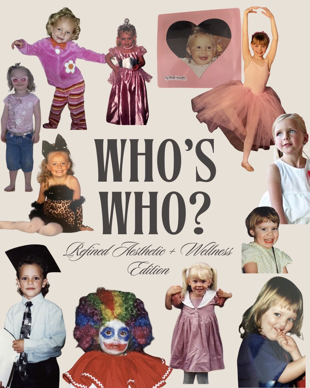 Meet the team baby edition! Can you guess who&rsquo;s who? 🤍👀