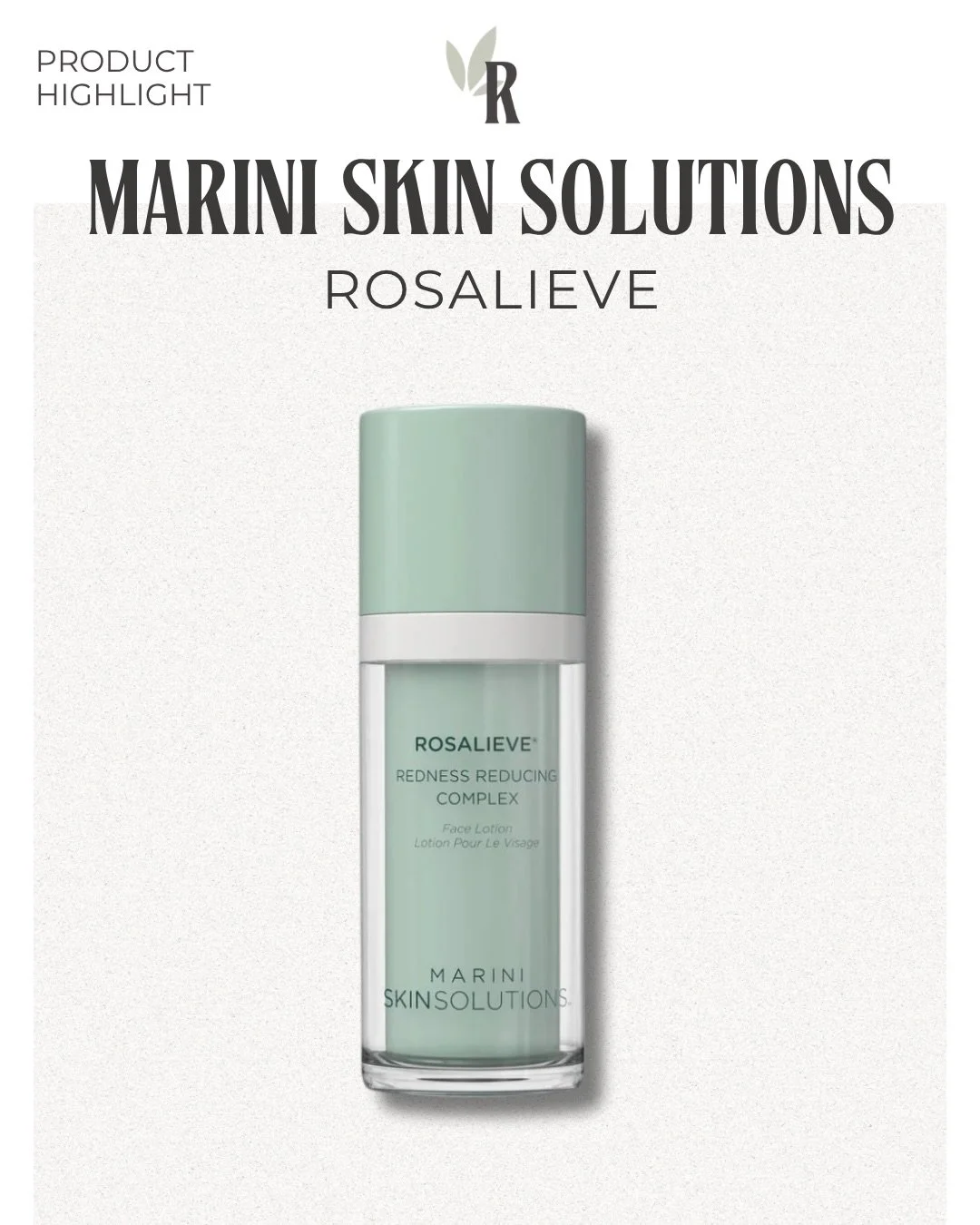 Meet your redness reset 🤍

If your skin deals with flushing, sensitivity, or that constant underlying redness&mdash;this is the calm it&rsquo;s been craving.
Marini Skin Solutions Rosalieve works at the source to soothe inflammation, strengthen the 