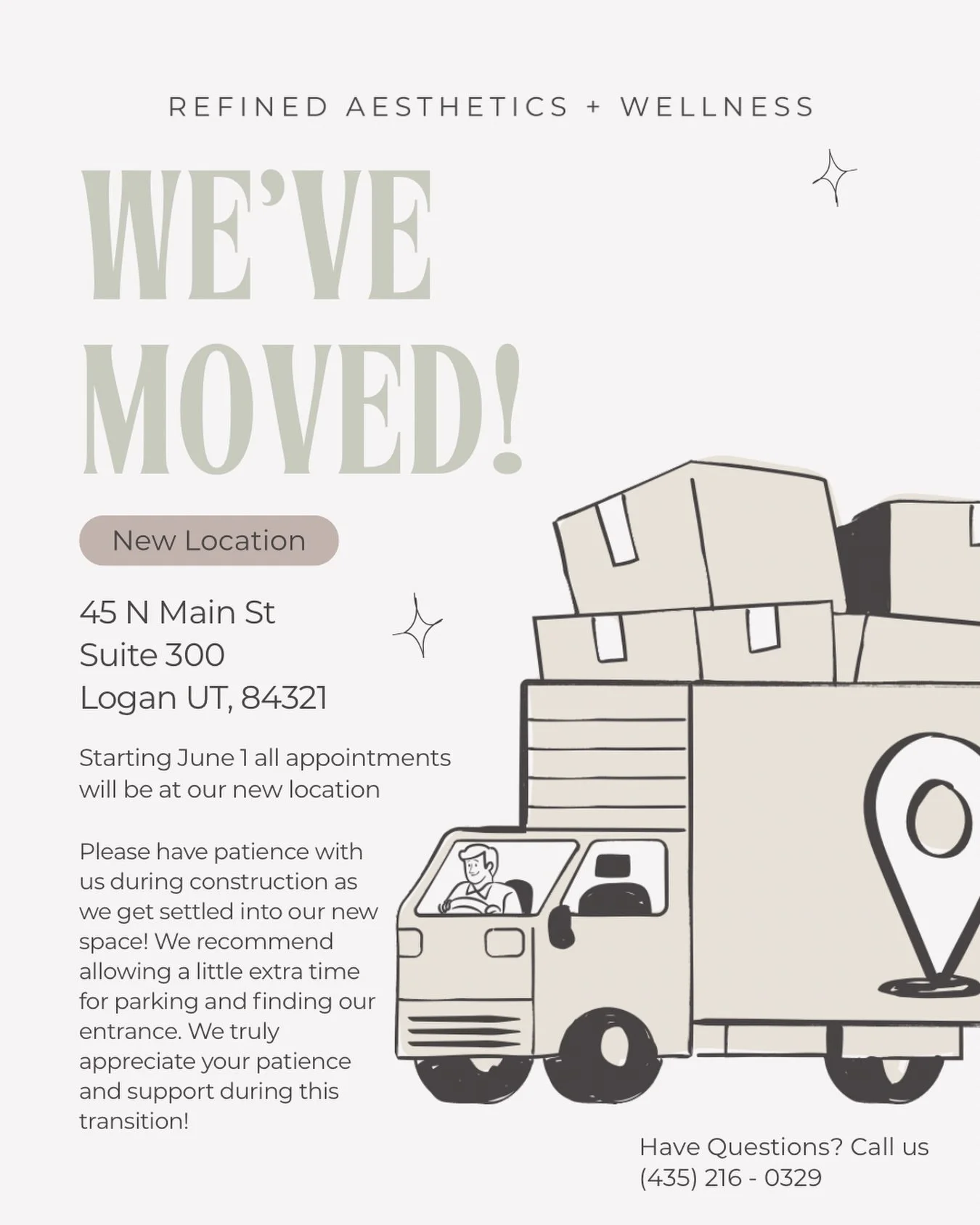 A new chapter for Refined is here ✨ 

After so much hard work, planning, and excitement, we are officially moving into our new space! We are beyond grateful for all of your support throughout this journey and can&rsquo;t wait to continue growing and 