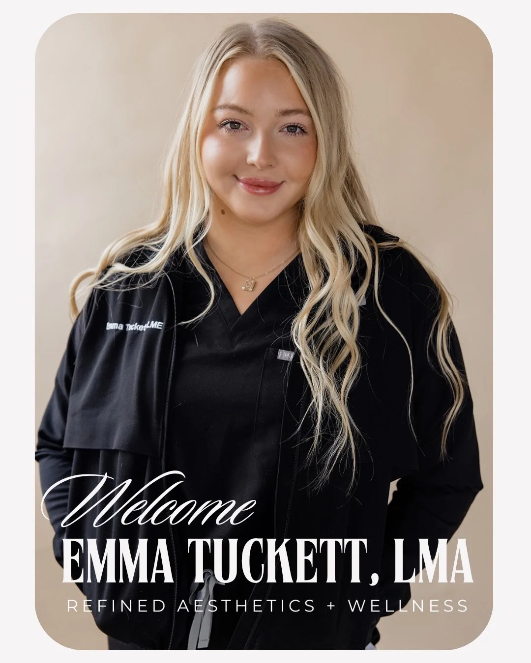 We are so excited to welcome Emma to Refined! ✨

You can officially book with her now, and we can&rsquo;t wait for all of you to meet her! Emma has been absolutely crushing her training and is ready to welcome you into our new space.
To celebrate, en