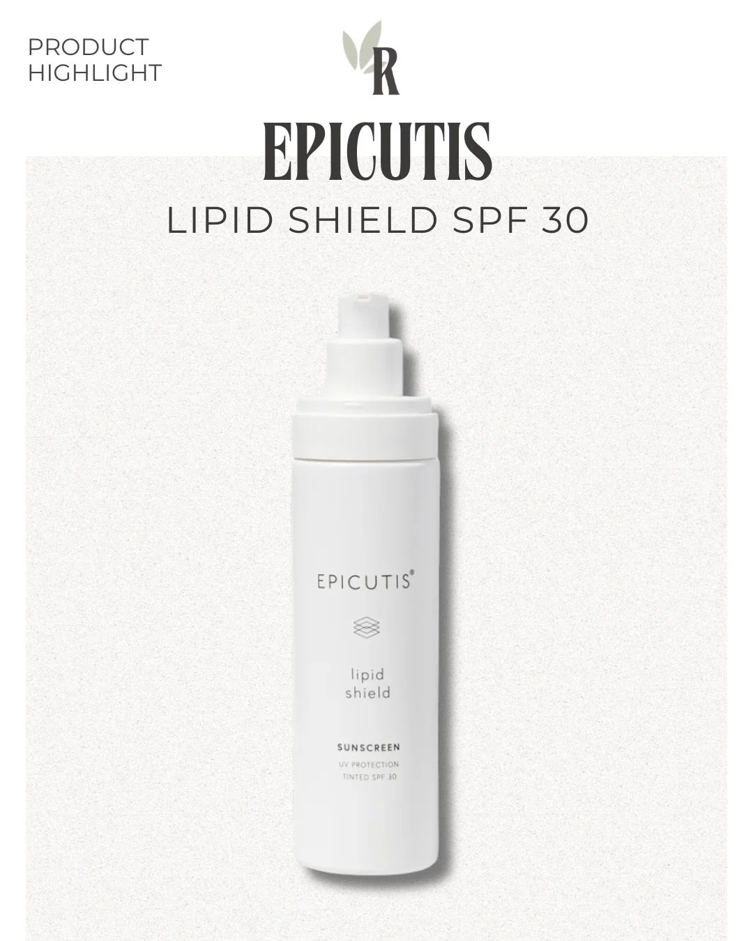 Your SPF just got an upgrade. ☀️✨

Meet Epicutis Lipid Shield SPF 30&mdash;a mineral sunscreen designed to do more than protect.

🤍 100% mineral, non-nano zinc oxide SPF 30 for broad-spectrum UV protection
🤍 Helps calm redness and inflammation whil