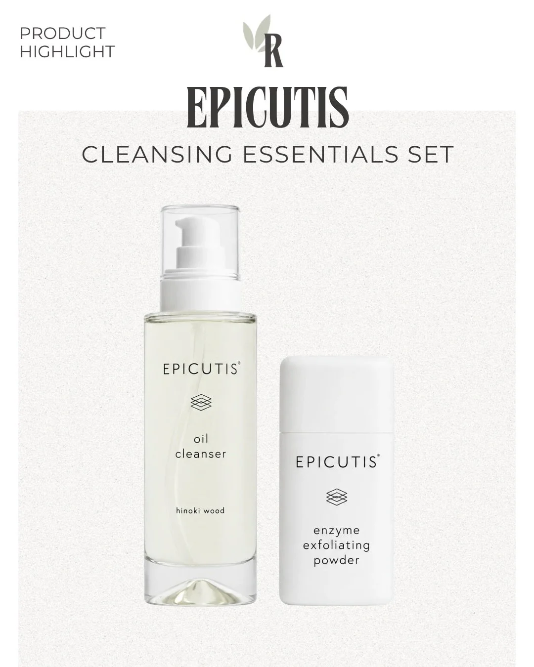 Meet your new cleansing duo 🤍

The Epicutis Cleansing Essentials Set pairs the Oil Cleanser with the Enzyme exfoliating powder to cleanse, gently exfoliate, and support a healthy skin barrier - all without harsh scrubbing or acids.

Think clean skin